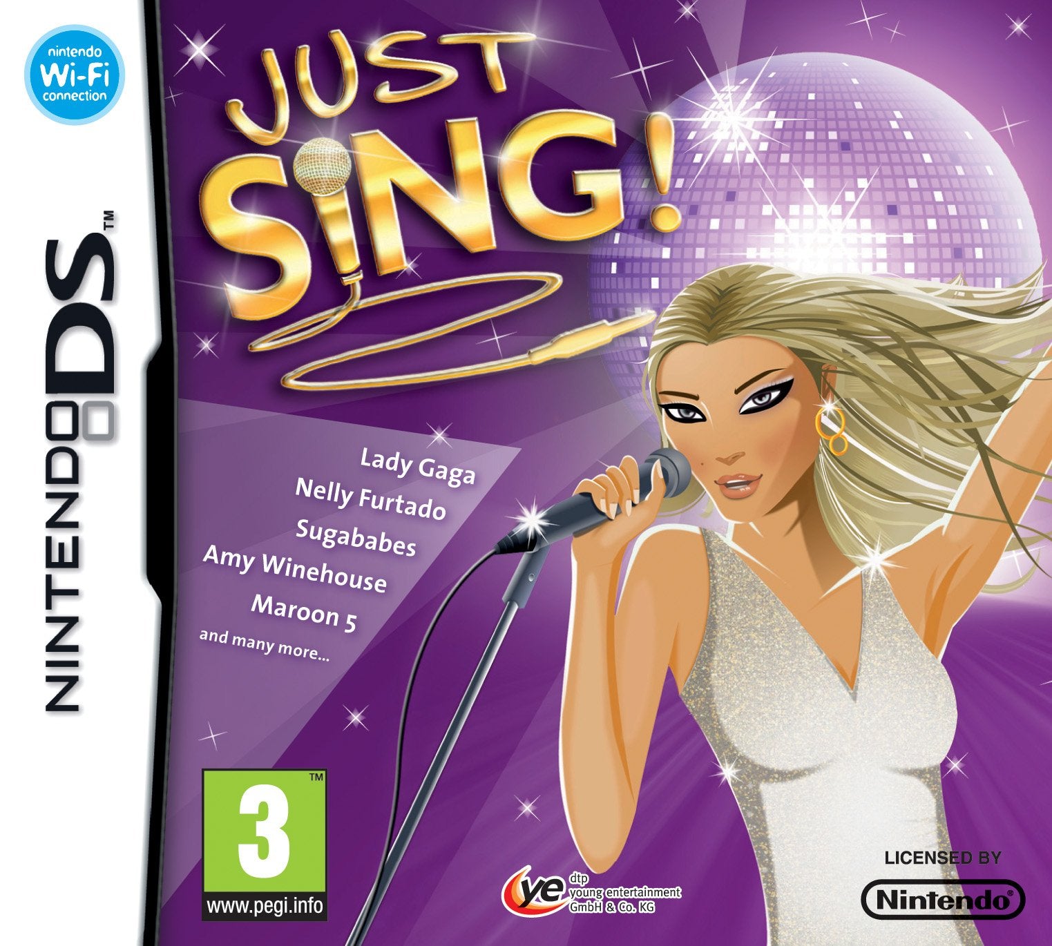 PQUBE LIMITED JUST SING Nintendo DS