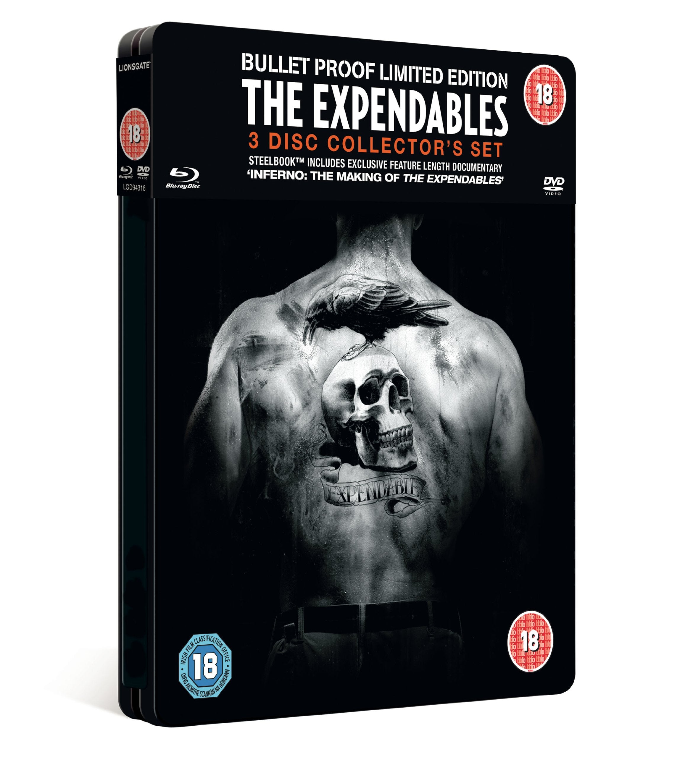 Expendables Collector's Edition Steel Tin - Double Play (Blu ray + DVD) Films