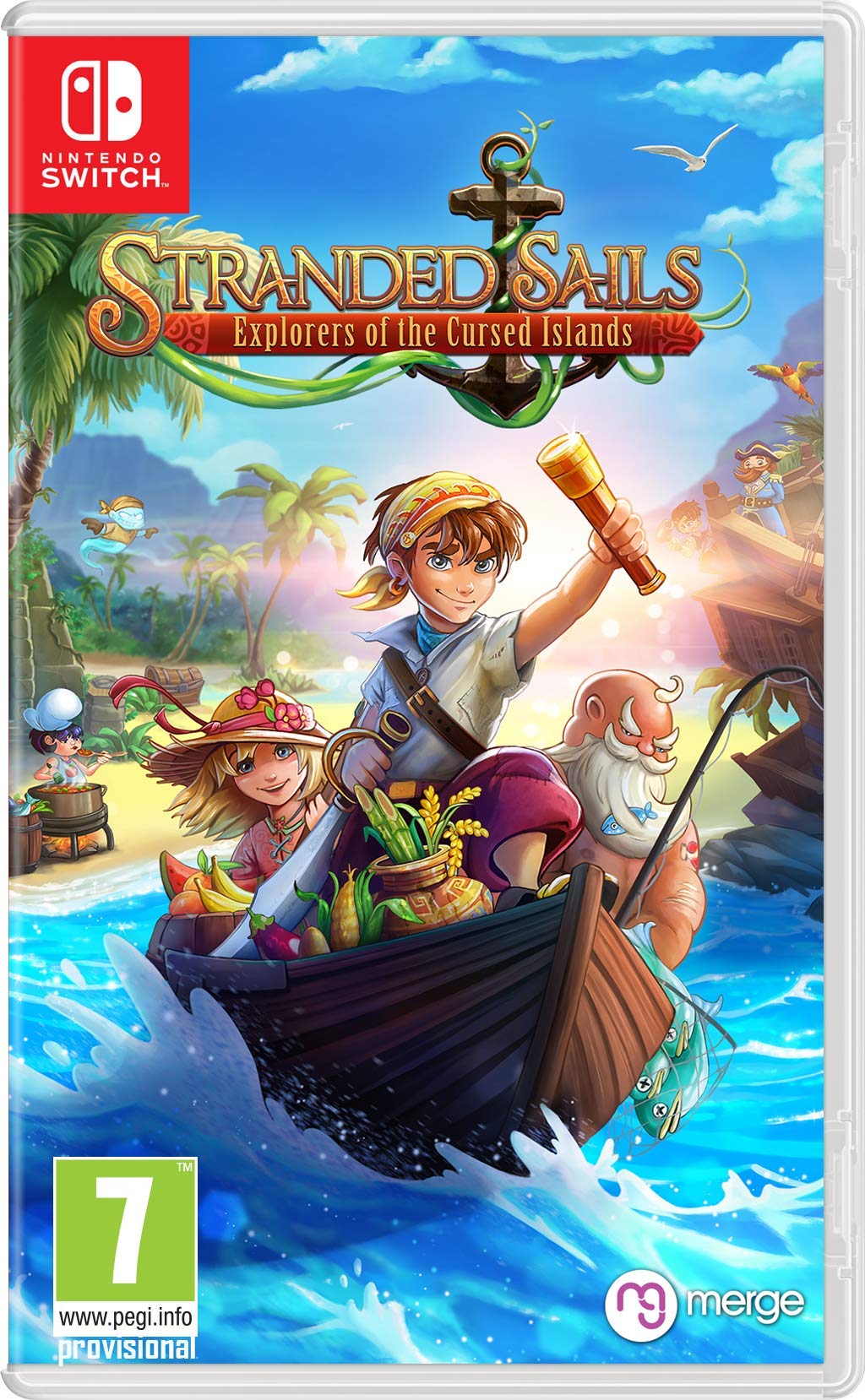 JUST FOR GAMES Stranded Sails Entdecker der verfluchten Inseln Game Switch game