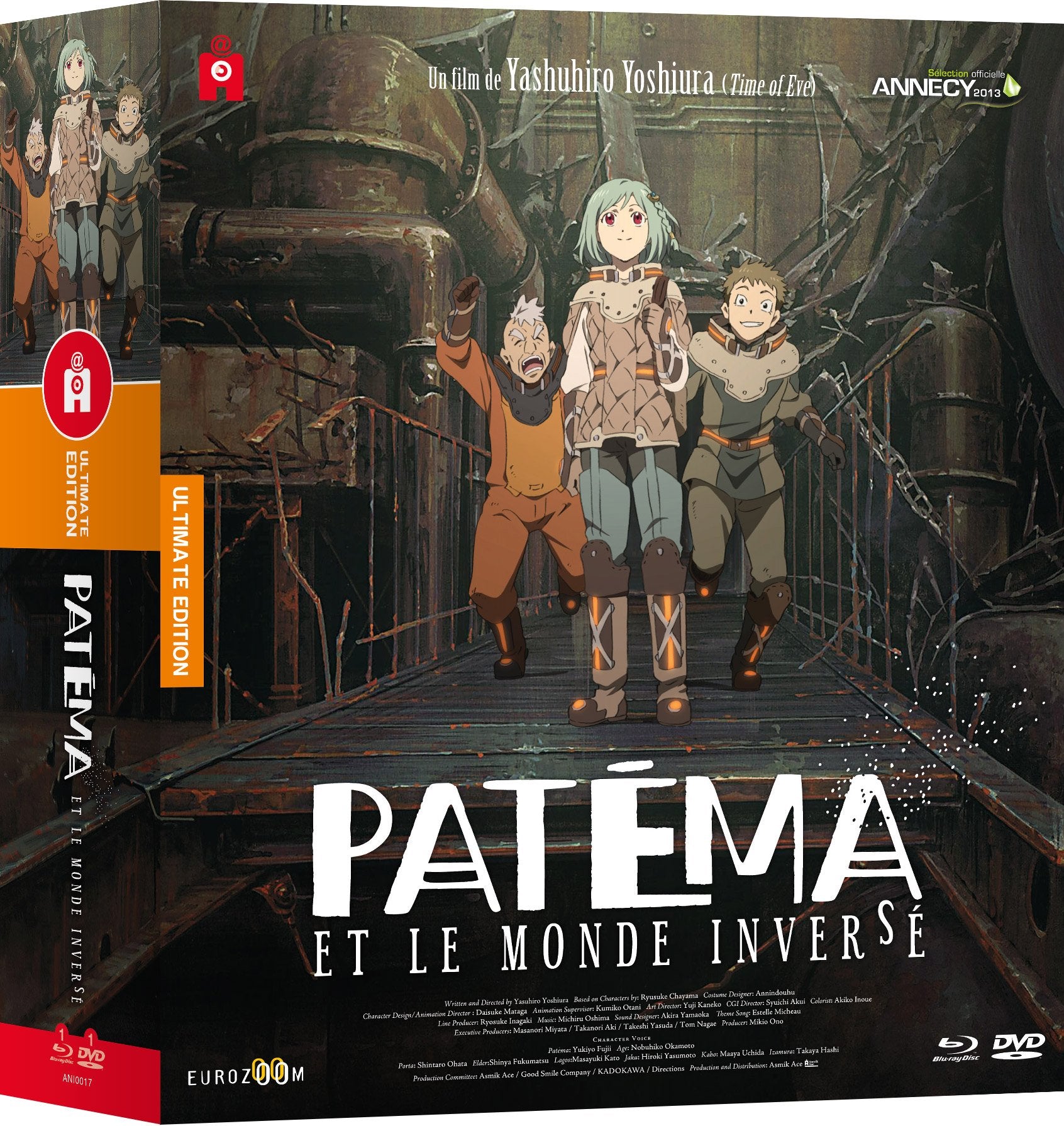 Coffret patéma et le monde inversé Films