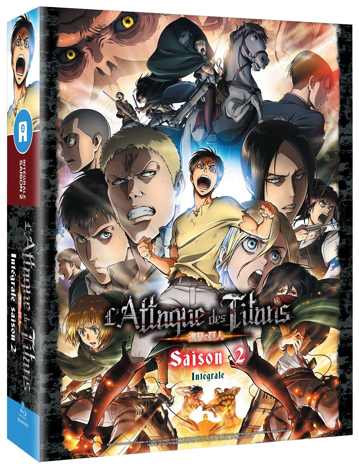 L'Attaque des Titans - Intégrale saison 2 Bluray dvd