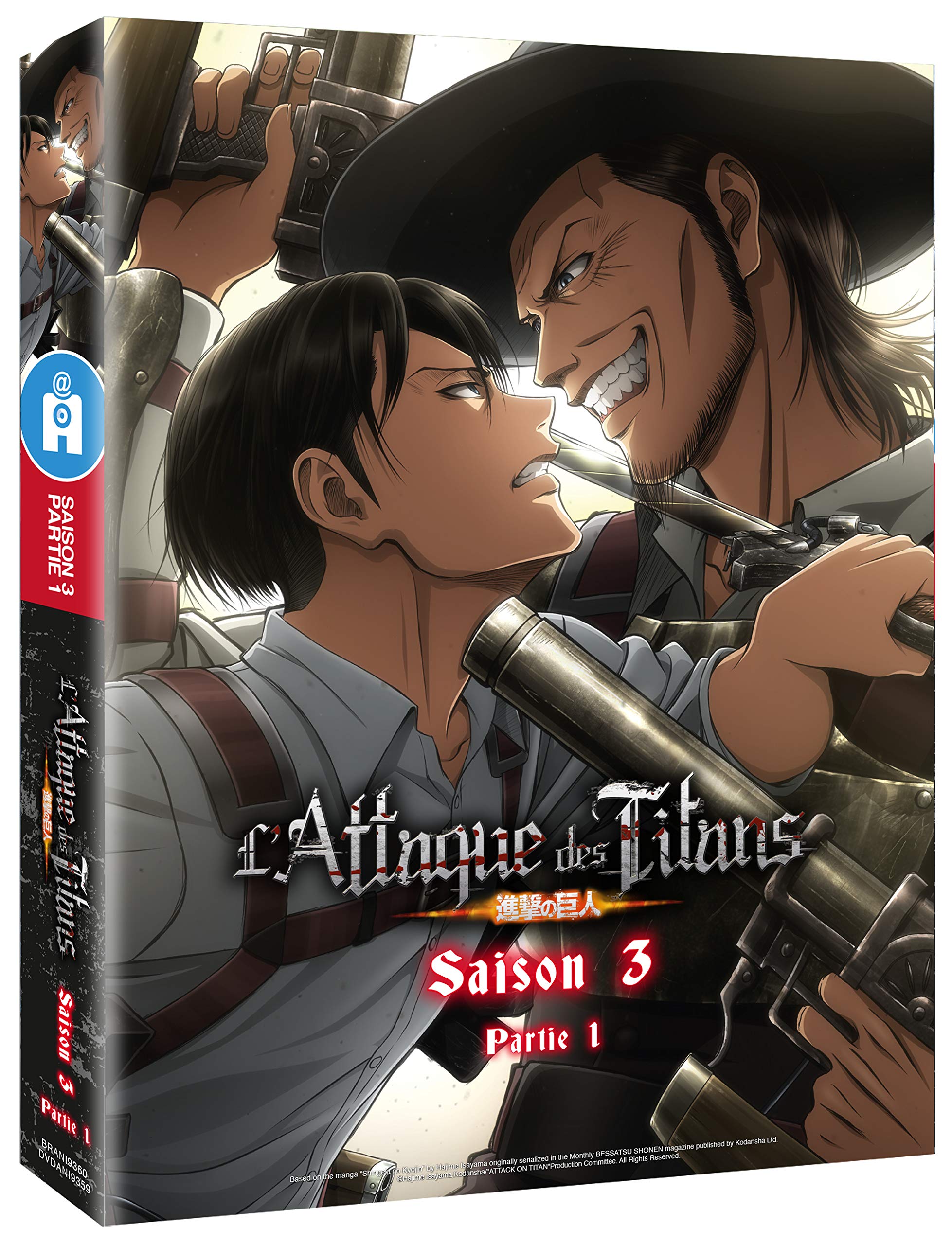 Coffret l'attaque des titans, saison 3, vol. 1 Films