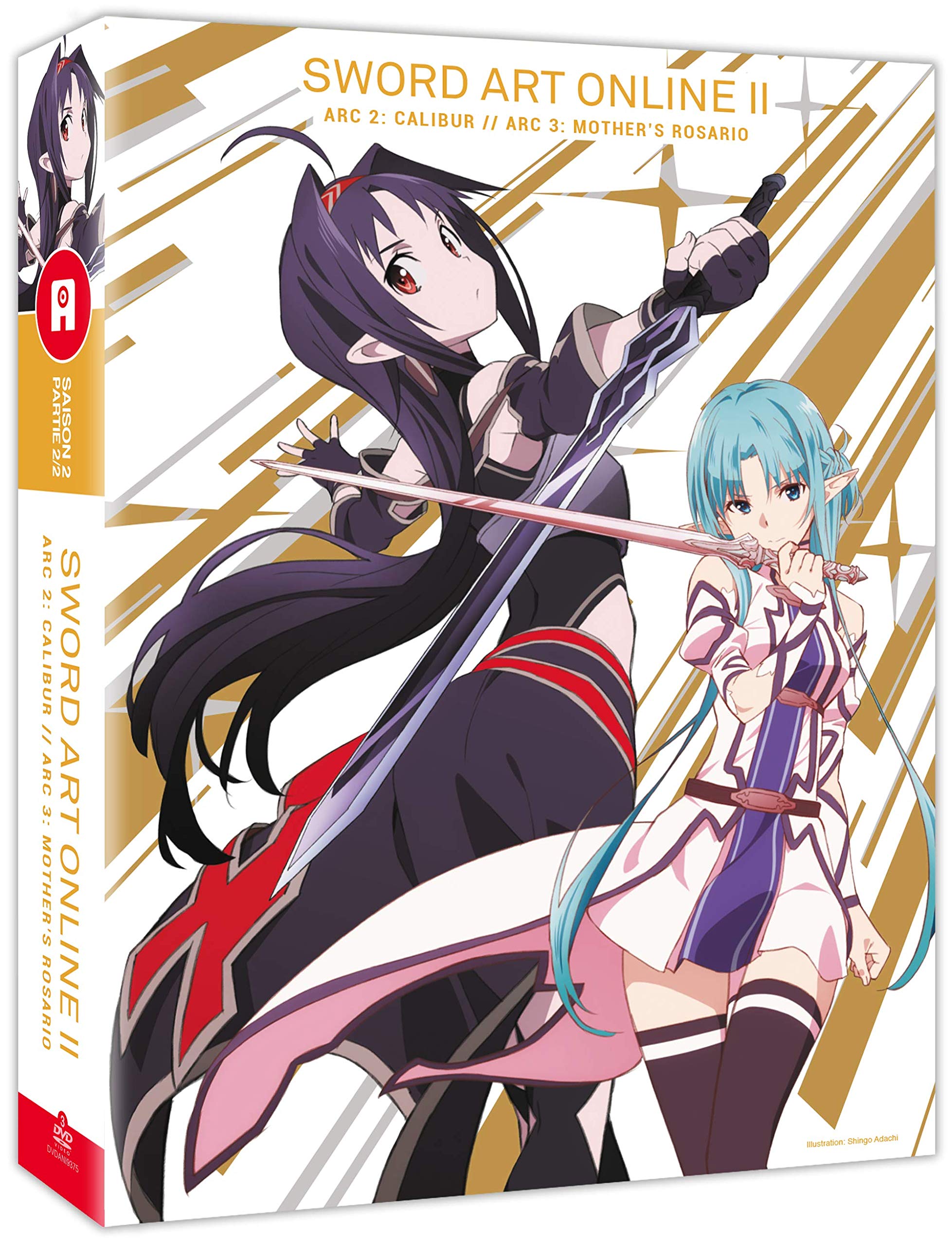 Sword Art Online-Saison 2, Arc 2 & 3 : Calibur + Mother's Rosario (SAOII) dvd