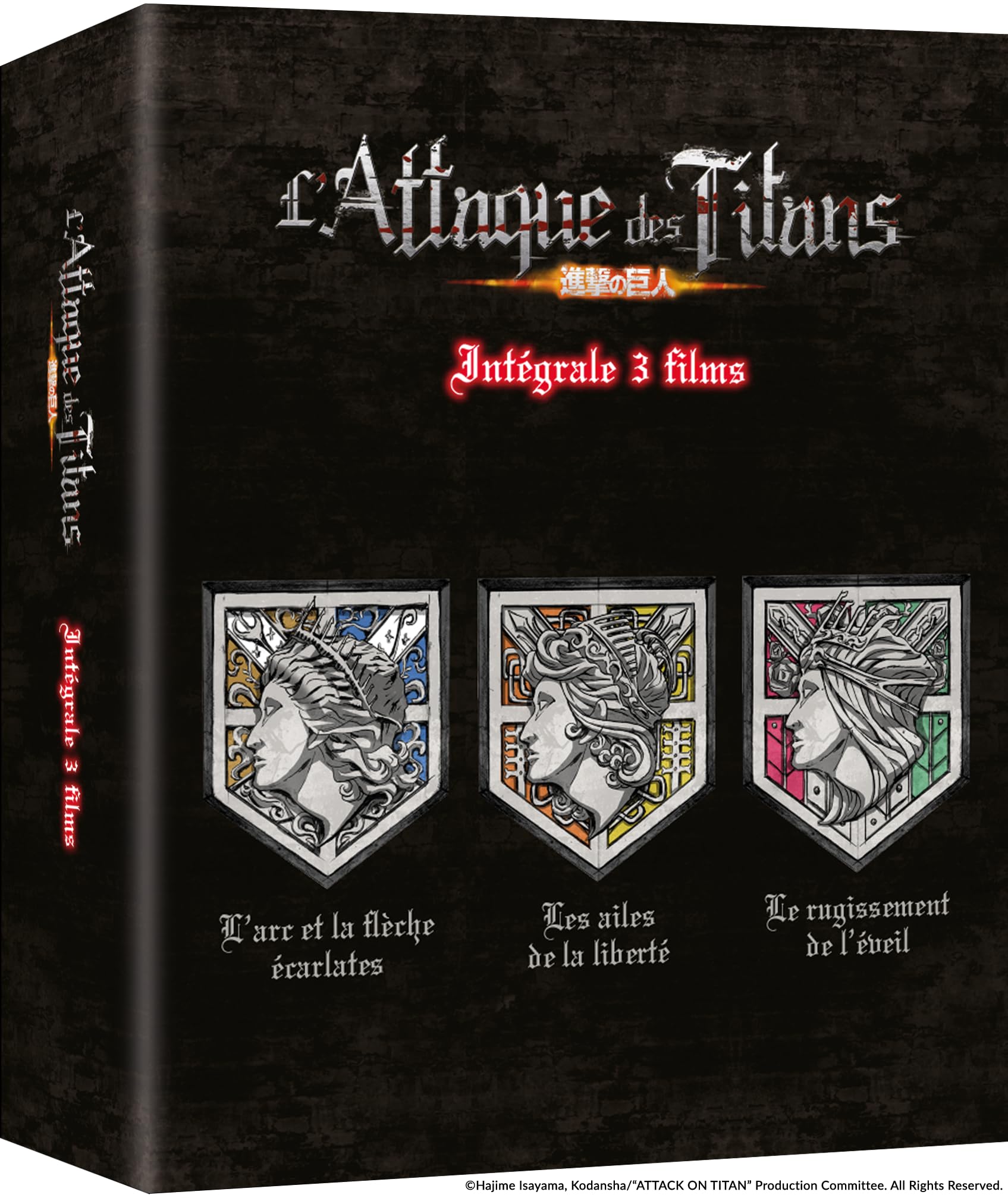 Attaque des Titans - Films 1 à 3 - L' dvd