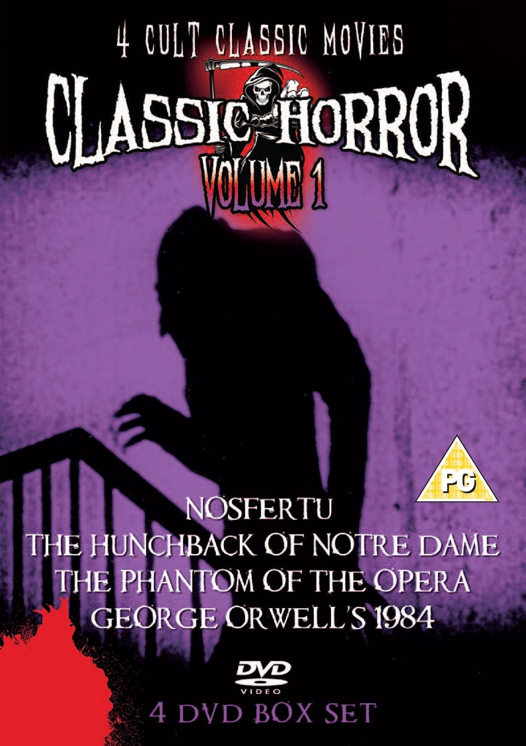 Classic Horror Volume 1 (Nosferatu, Hunchback Of Notre Dame, The Phantom Of The Opera, George Orwell's 1984) Movies