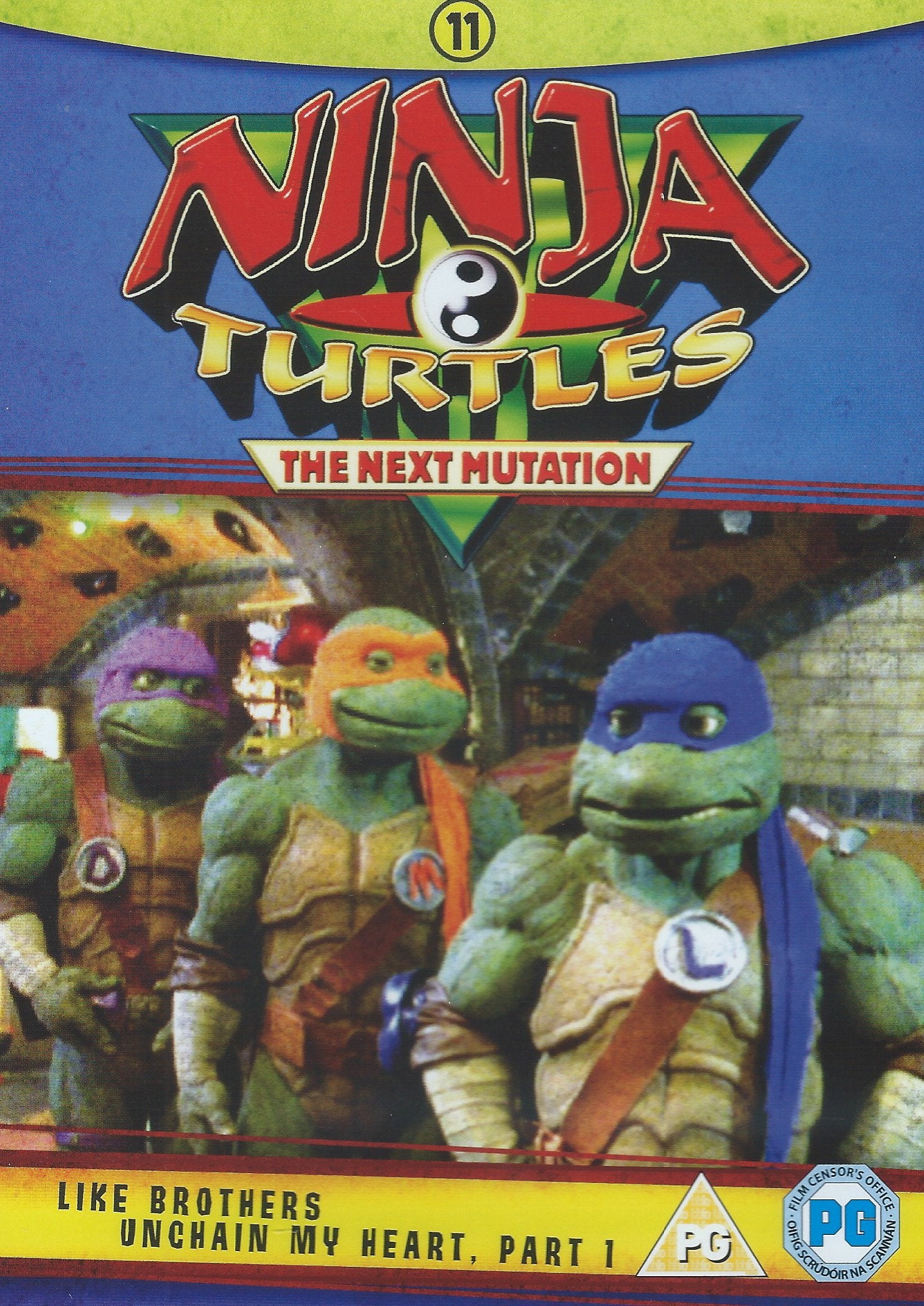 Ninja Turtles 11 The Next Mutation Like Brothers and Unchain my heart Part 1 dvd