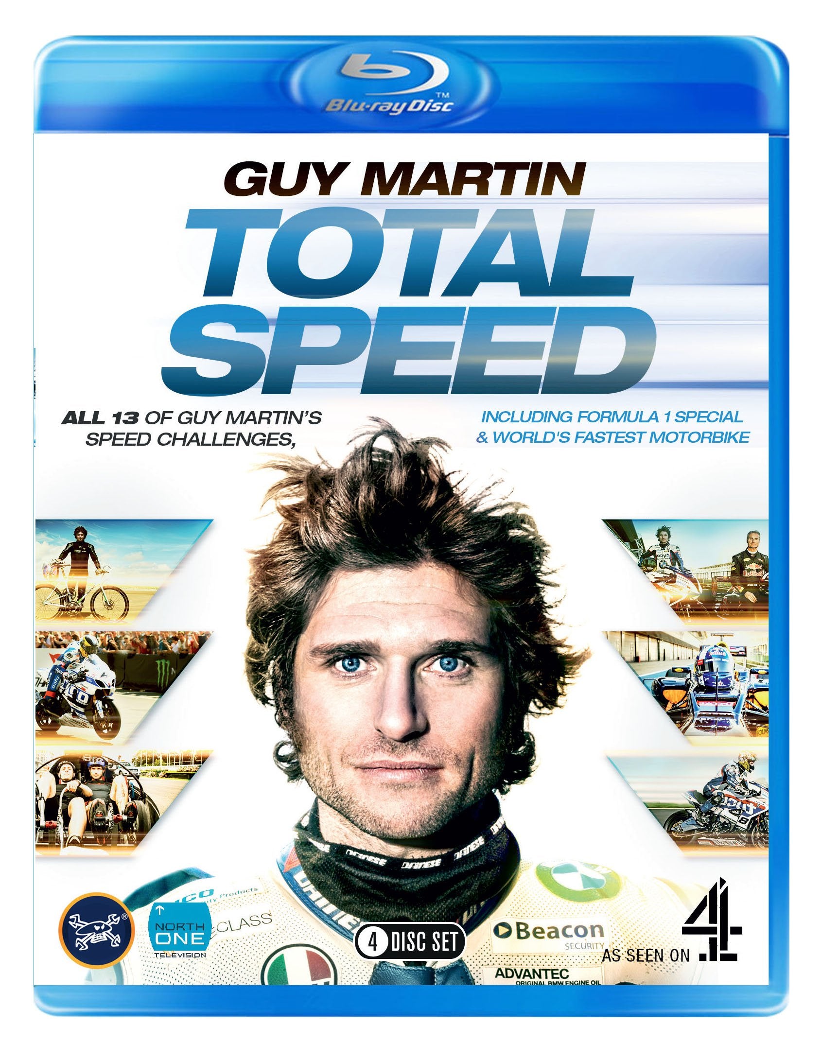 Guy Martin Total Speed Boxset Series 1 2 3 and F1 Special Bluray (3 Blu-Ray) dvd