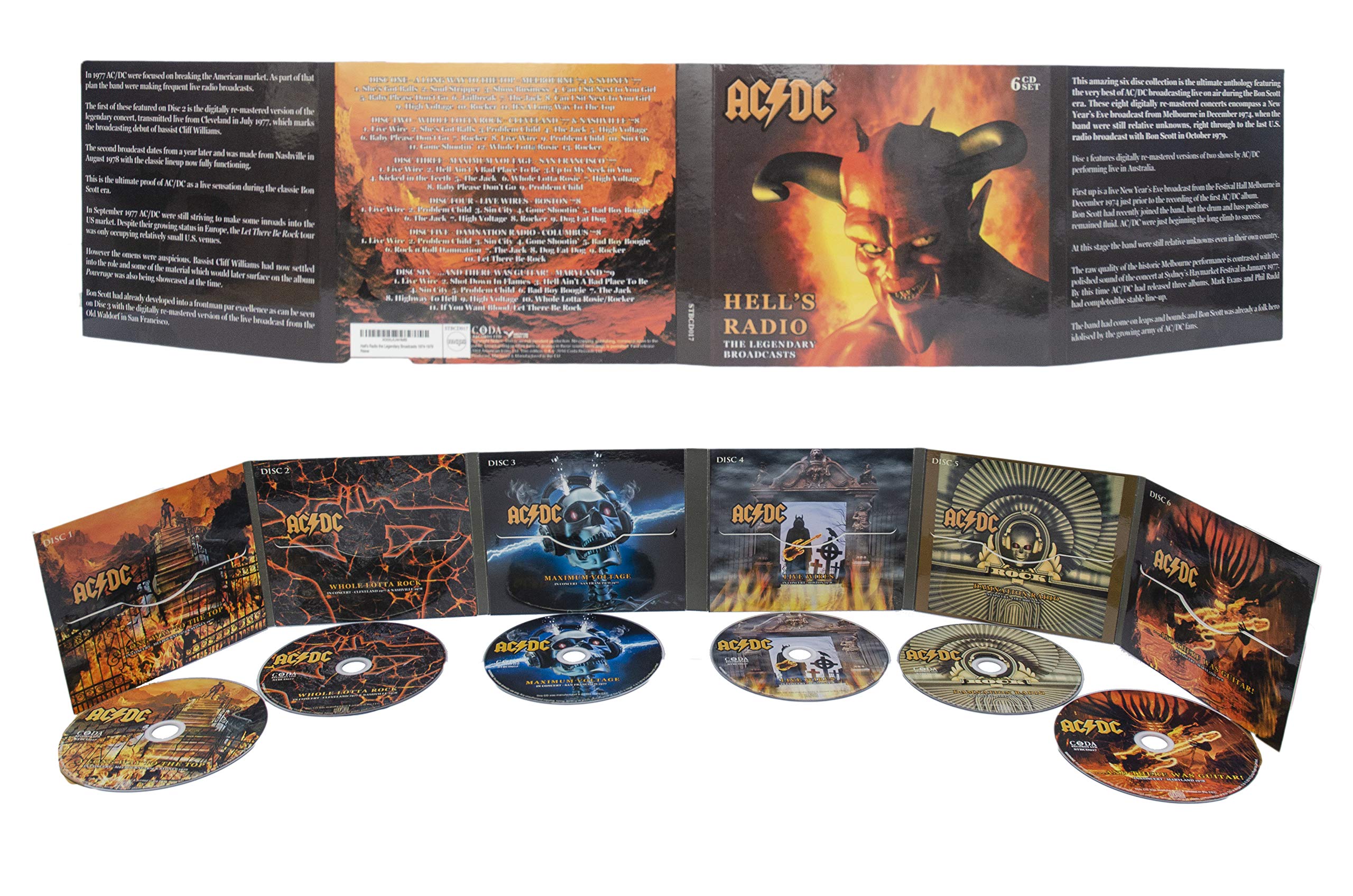 Hell's Radio the Legendary Broadcasts 1974-1979 (Box 6 CD) Rock
