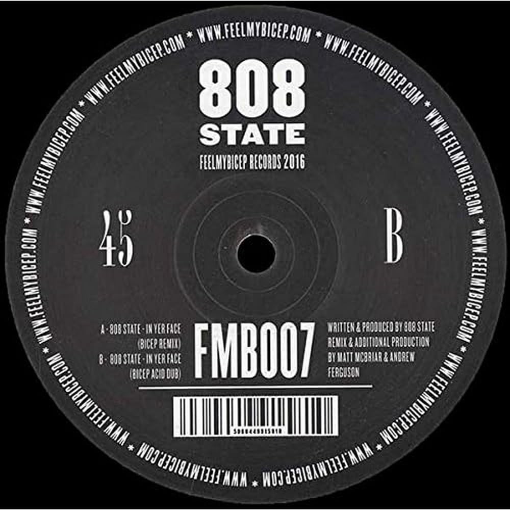 In Yer Face Bicep Remixes (12" Vinyl White) Pop