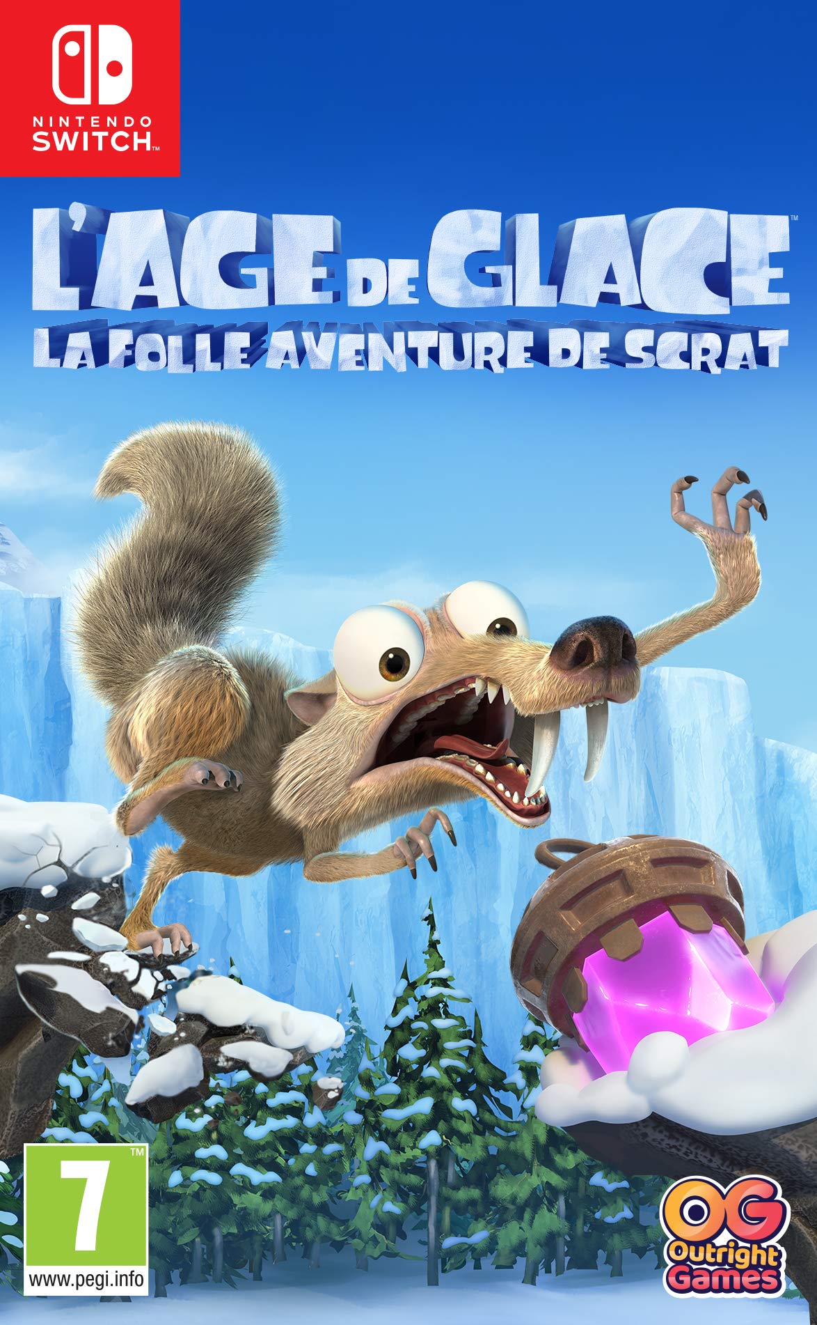 Outright Games - AGE DE GLACE FOLLE AVENTURE DE SCRAT - SWITCH - 3D-Jump'n'Run-Abenteuer, Kindergerechte Features - 36+ - Unisex - Deutsch Nintendo Switch