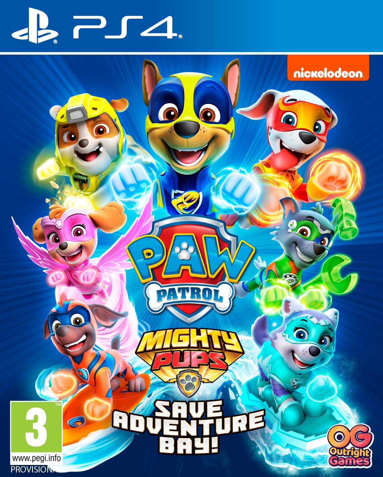 PAW Patrol: Mighty Pups Save Adventure Bay PlayStation 4