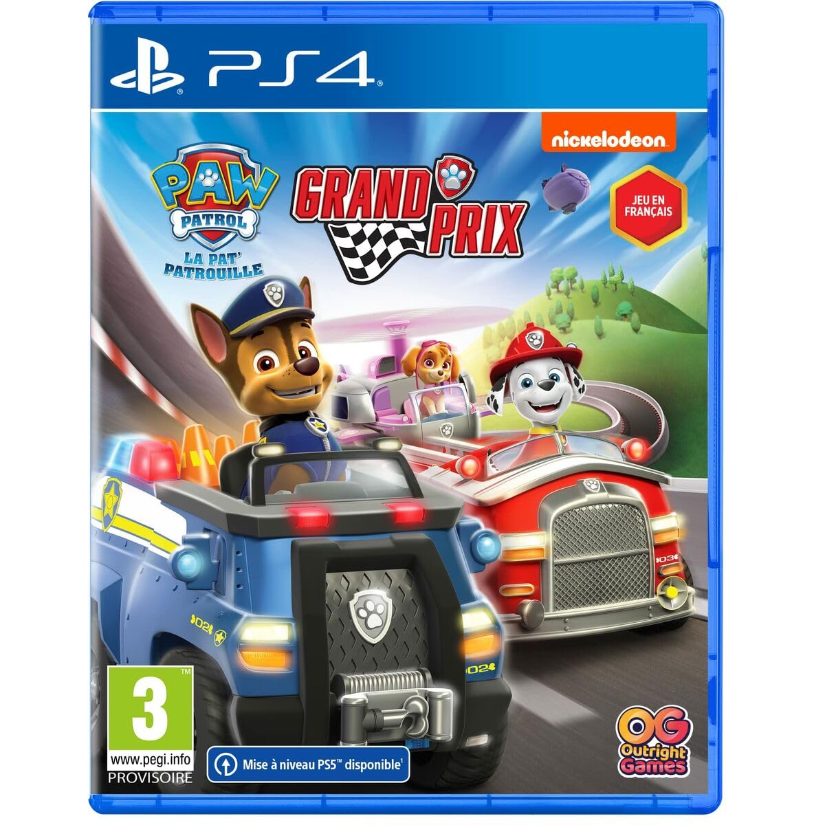 Paw Patrol, la Pat'Patrouille : Grand Prix PlayStation 4