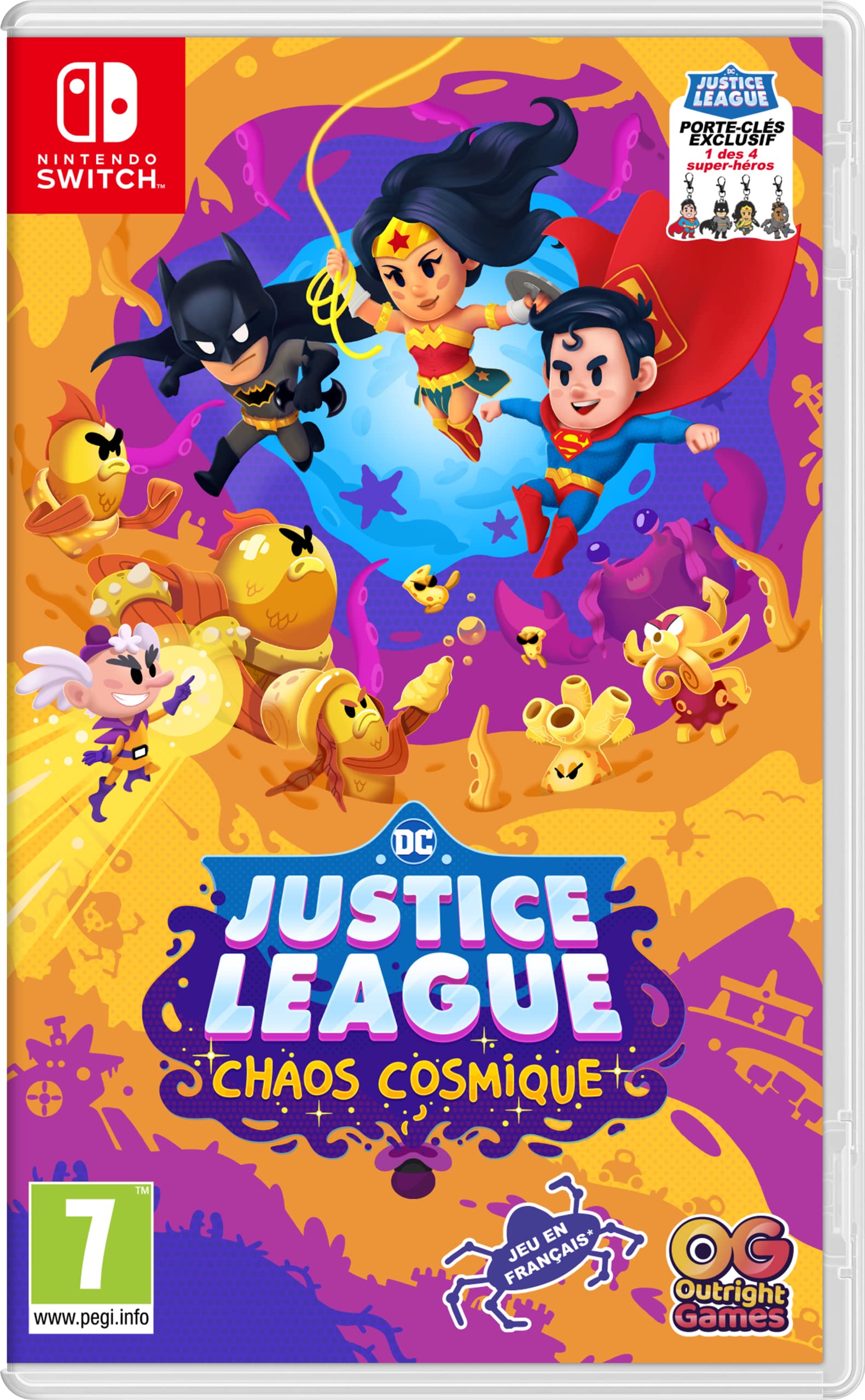 DC JUSTICE LEAGUE : CHAOS COSMIQUE (SWITCH) game
