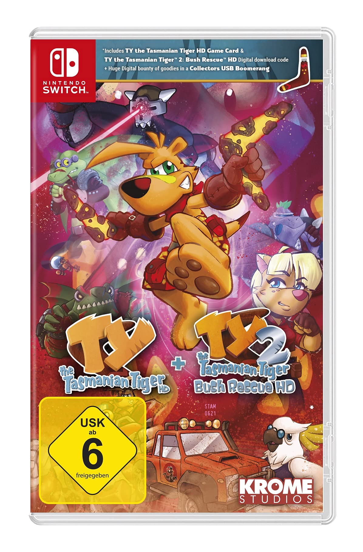TY the Tasmanian Tiger HD + TY 2: Bush Rescue HD Nintendo Switch