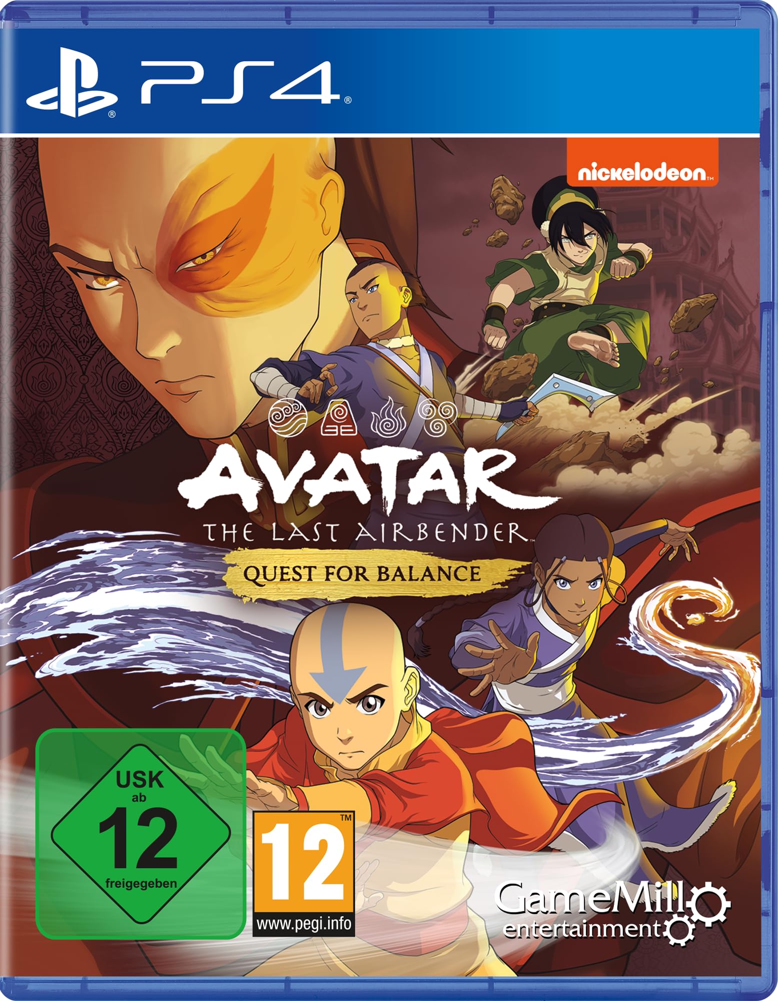 GameMill Entertainment, LLC Avatar The Last Airbender Quest for Balance - PlayStation 4