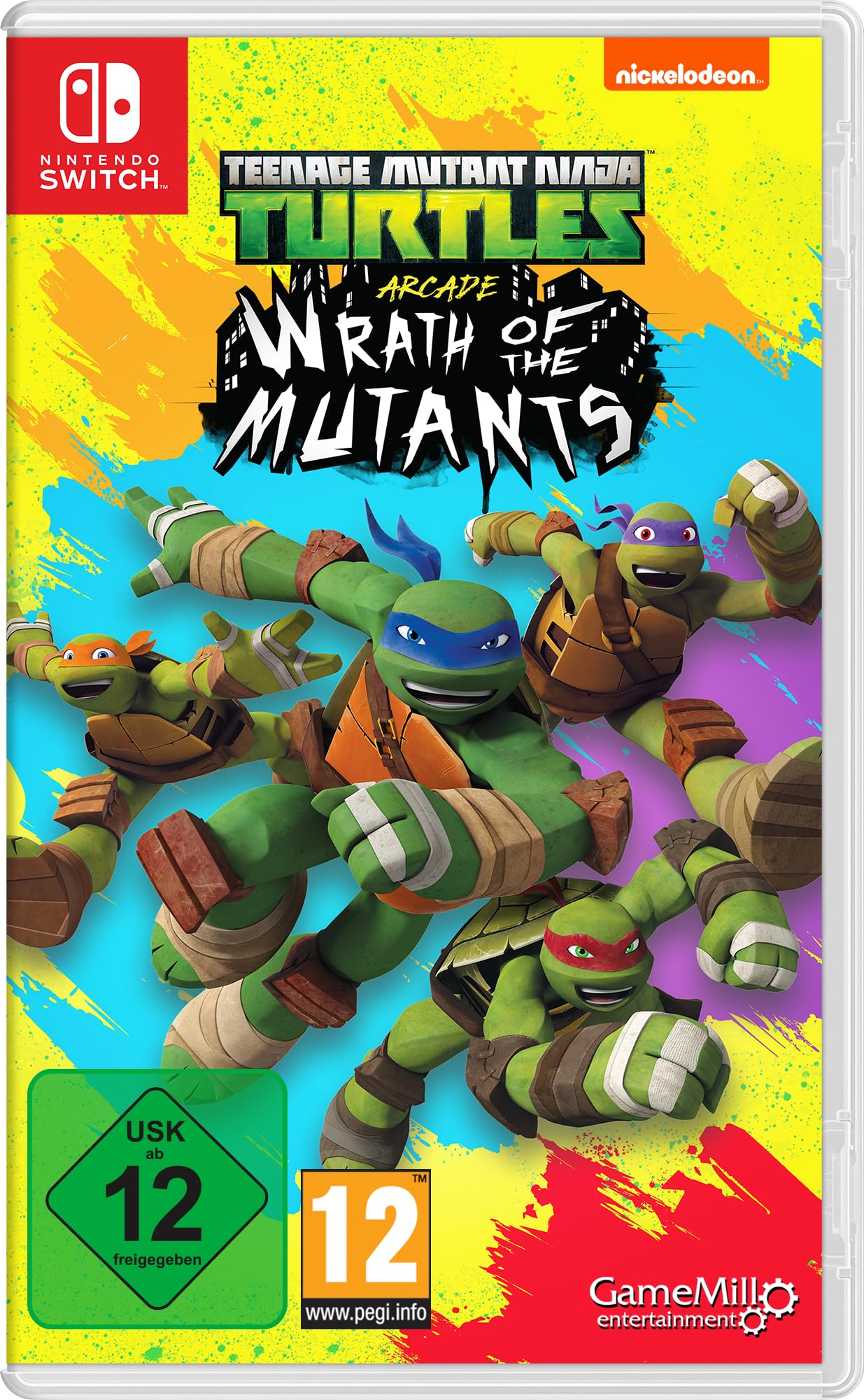 GameMill Entertainment, LLC Teenage Mutant Ninja Turtles: Wrath of the Mutants - Nintendo Switch