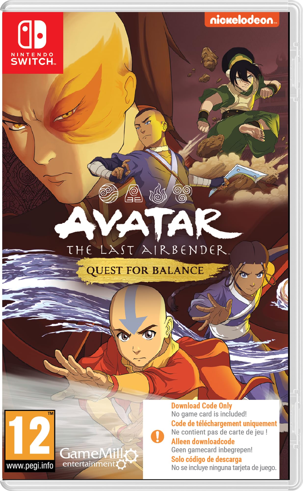 Product Image: Avatar The Last Airbender Quest for Balance (Code in Box)