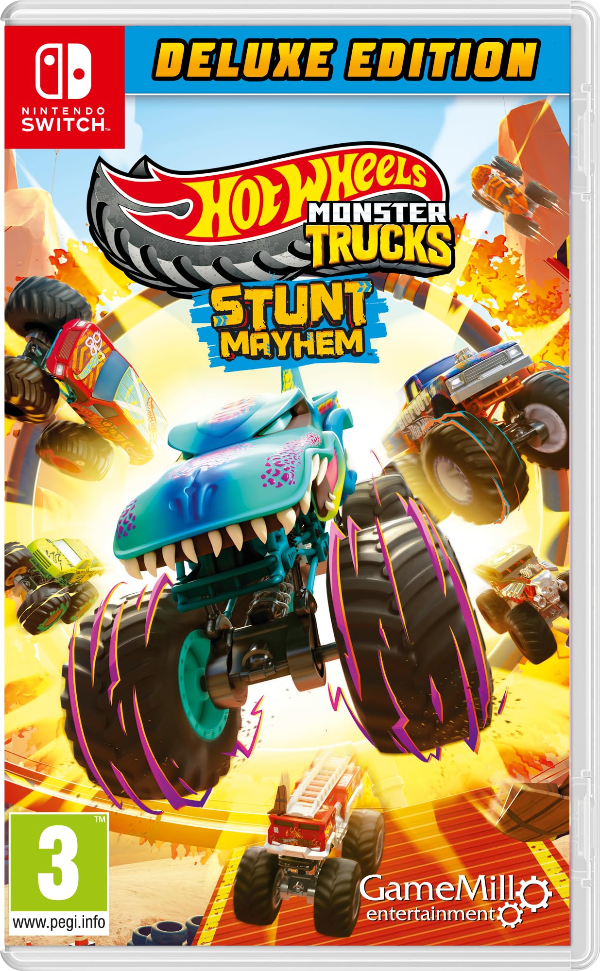Hot Wheels Monster Trucks Stunt Mayhem Deluxe Edition Nintendo Switch game
