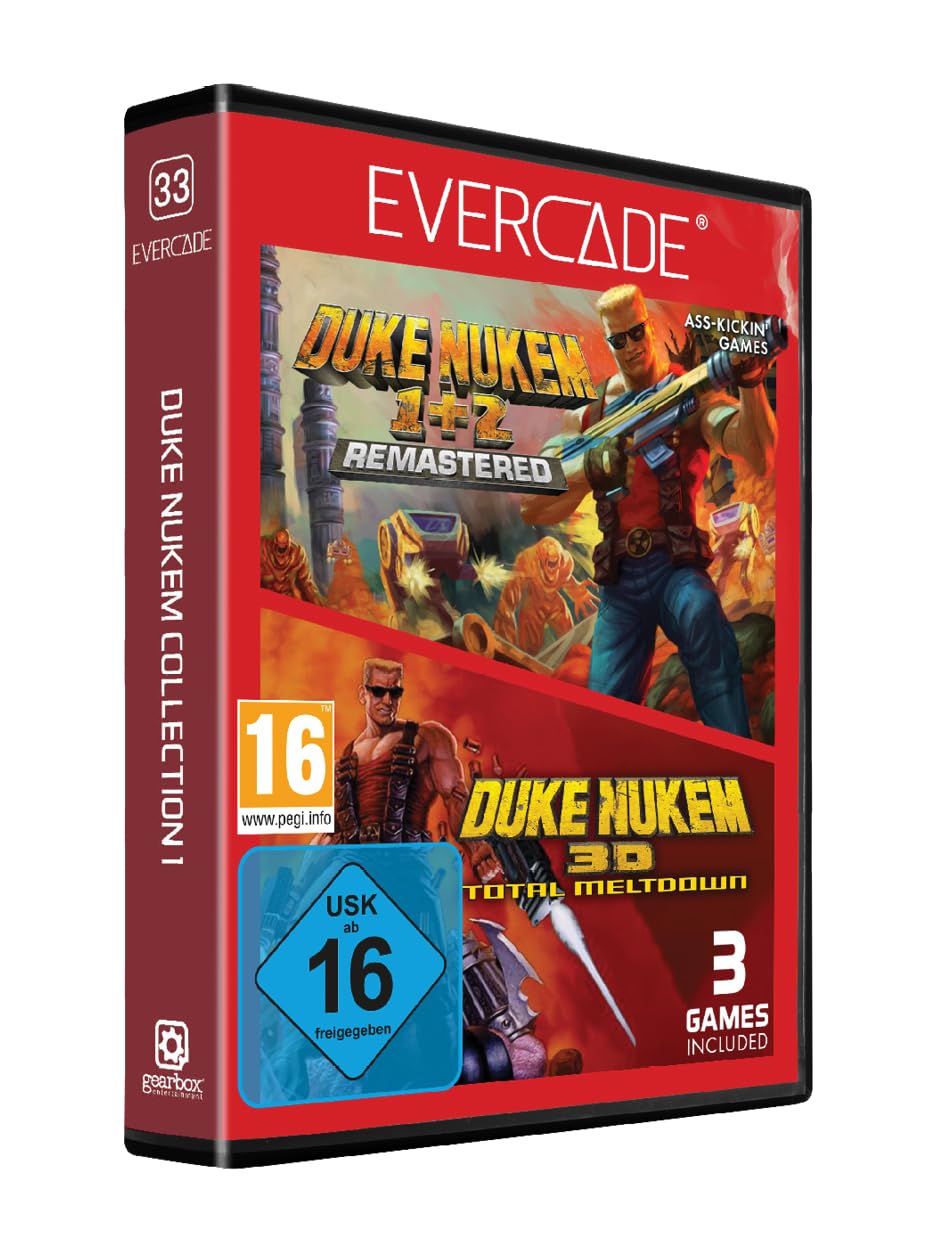 Blaze Evercade Duke Nukem Collection 1 Cartridge Games