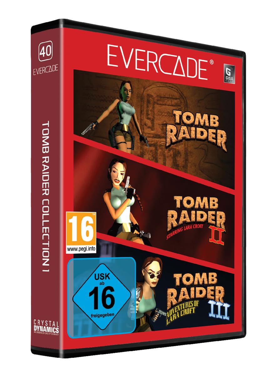 Blaze Evercade Tomb Raider Collection 1 Cartridge Older Consoles