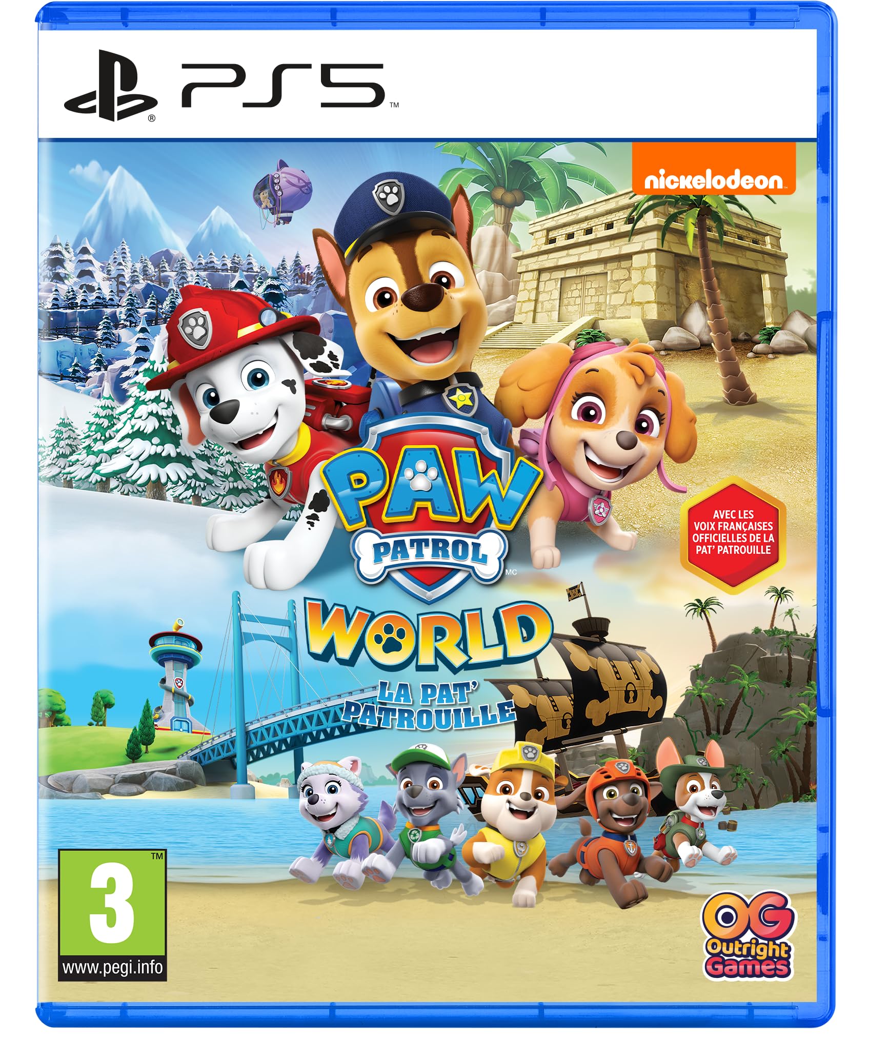 PAW Patrol World La Pat'Patrouille PS5-Spiel PlayStation 5