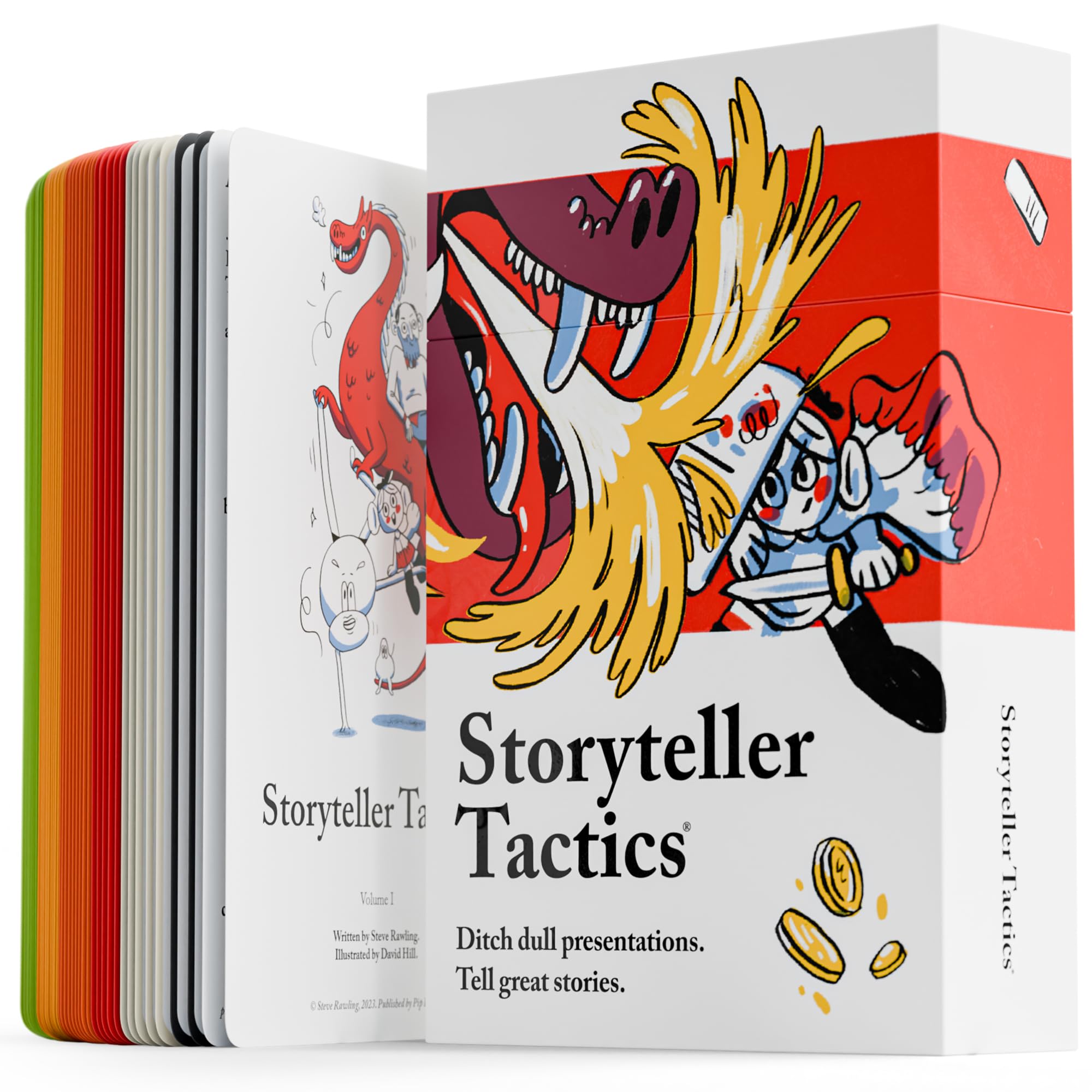 Pip Decks Storyteller Tactics Card Deck, Business Tool to Improve Your Influence and Persuasion in Workshops, Sales Pitches, Presentations and More, 54 Cards in a Case Other software