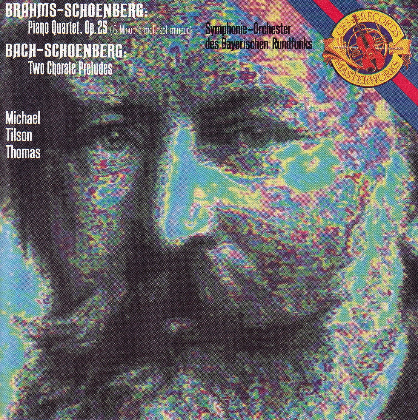Brahms-Schoenberg: Piano Quartet, Op.25, Bach-Schoenberg: Two Chorale Preludes: Milchael Tilson Thomas BRSO Books