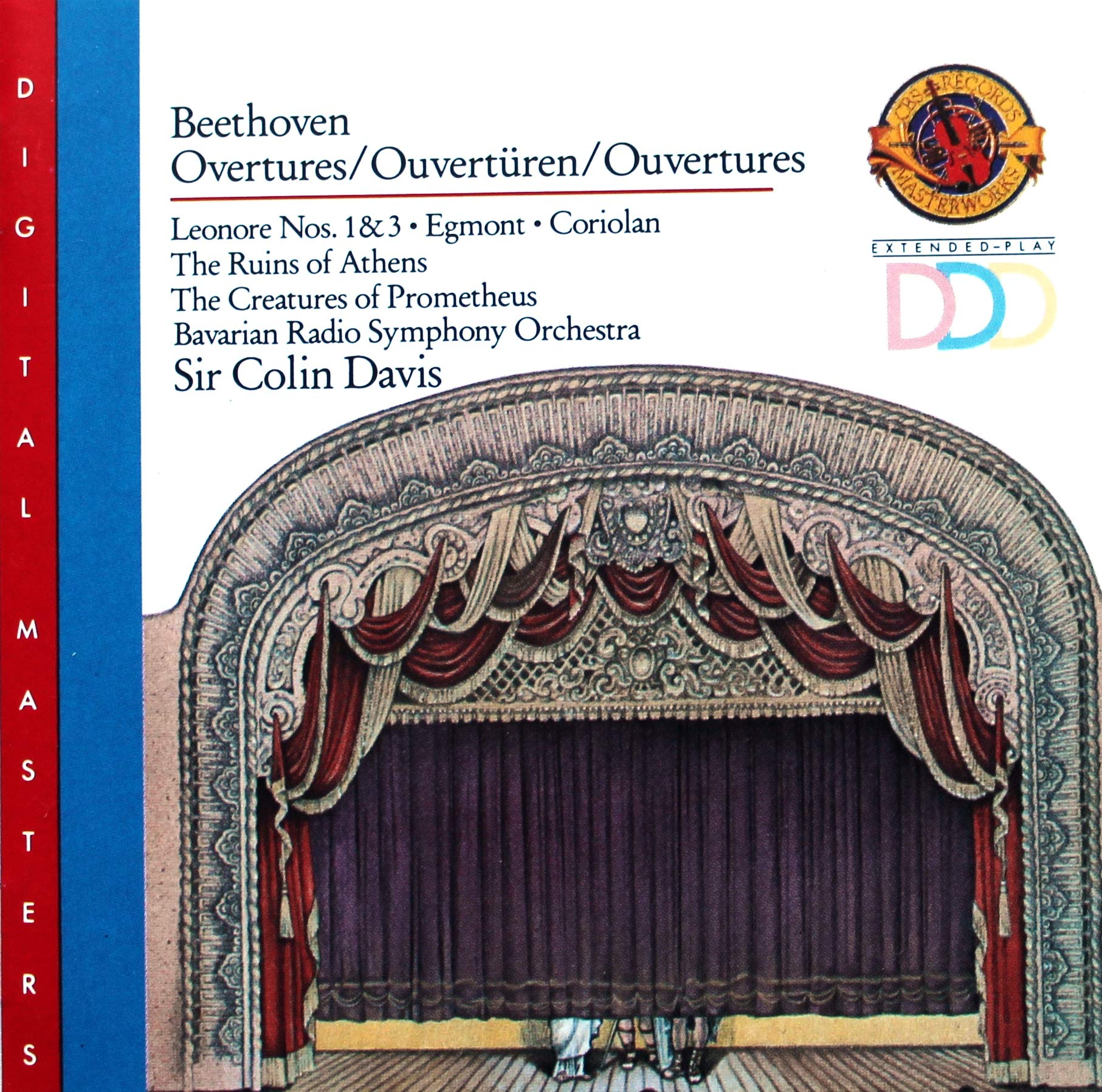 Beethoven: Overtures - Leonore Nos. 1&3, Egmont, Corilan, The Ruins of Athens, The Creatures of Prometheus cd