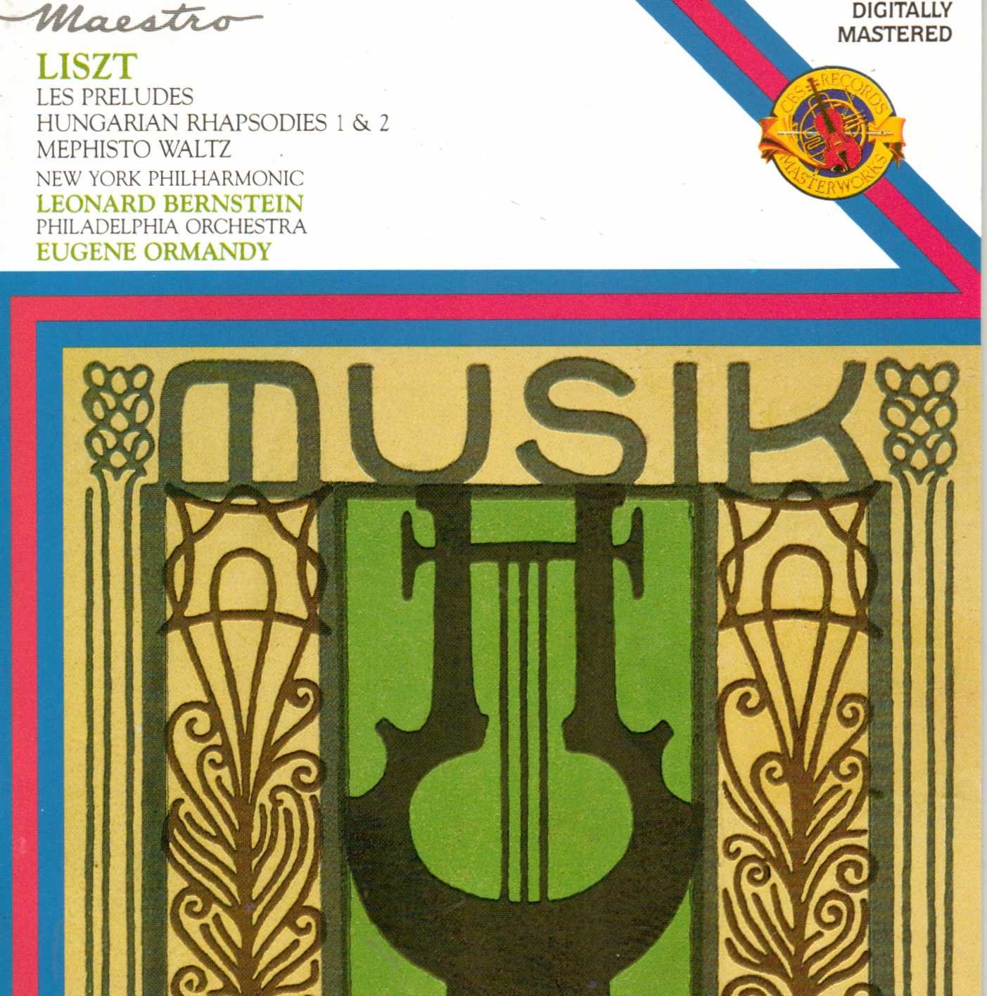 Liszt:Les Preludes,Hungarian Rhapsodies 1 & 2,Mephisto Waltz Music