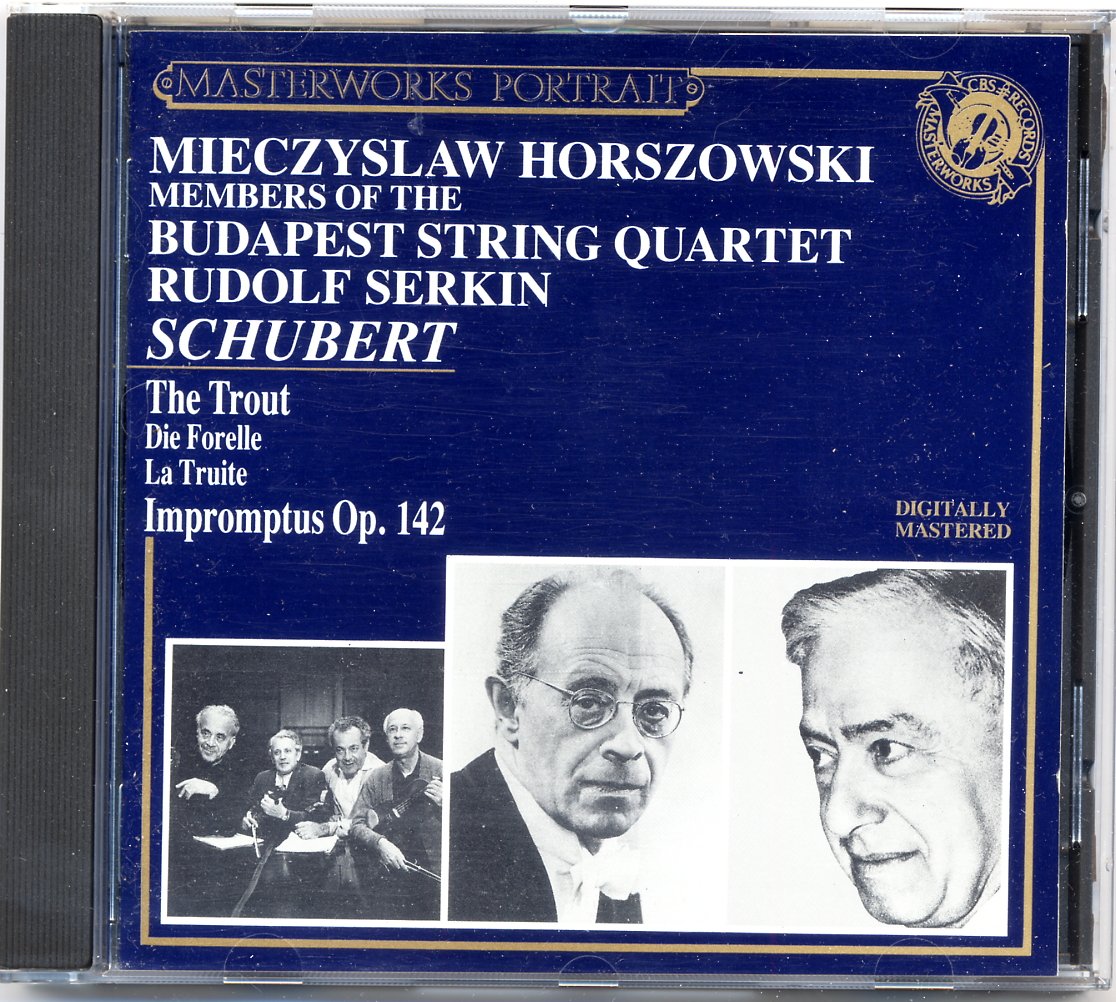 Quatuor de Budapest/Horszowski - Schubert: La Truite /Impromptus Classical
