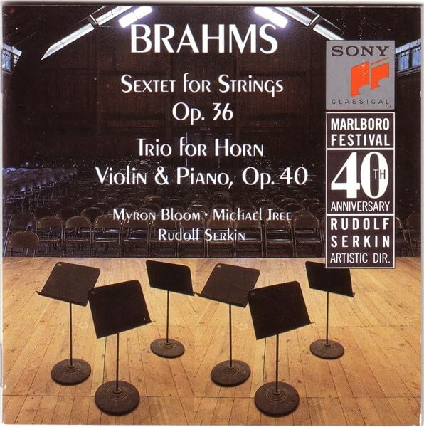 Brahms : Sextuor à cordes n°2 ; Trio pour cor, violon et piano cd