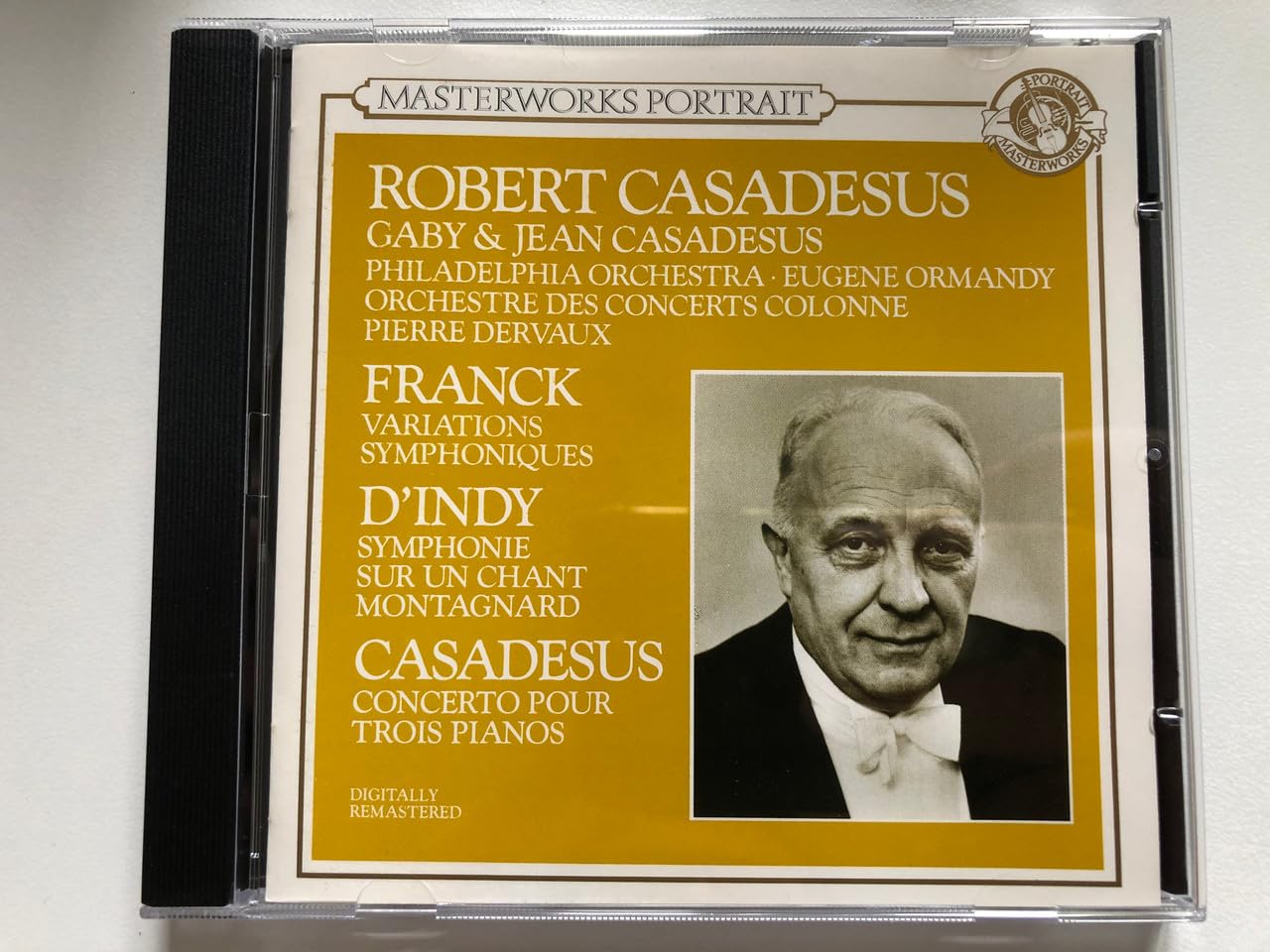 Robert Casadesus Frank Variations Symphoniques D'Indy Symphonie Sur Un Chant Montagnard Casadesus Concerto Pour Trois Pianos (1991 CD) Music