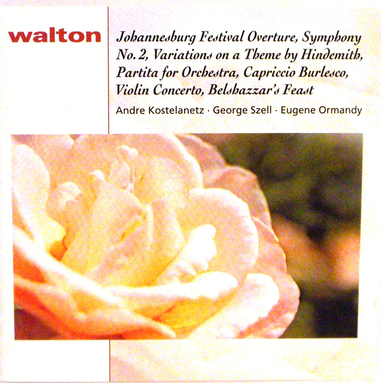 Product Image: Walton:Sym No 2 / Vln Concerto