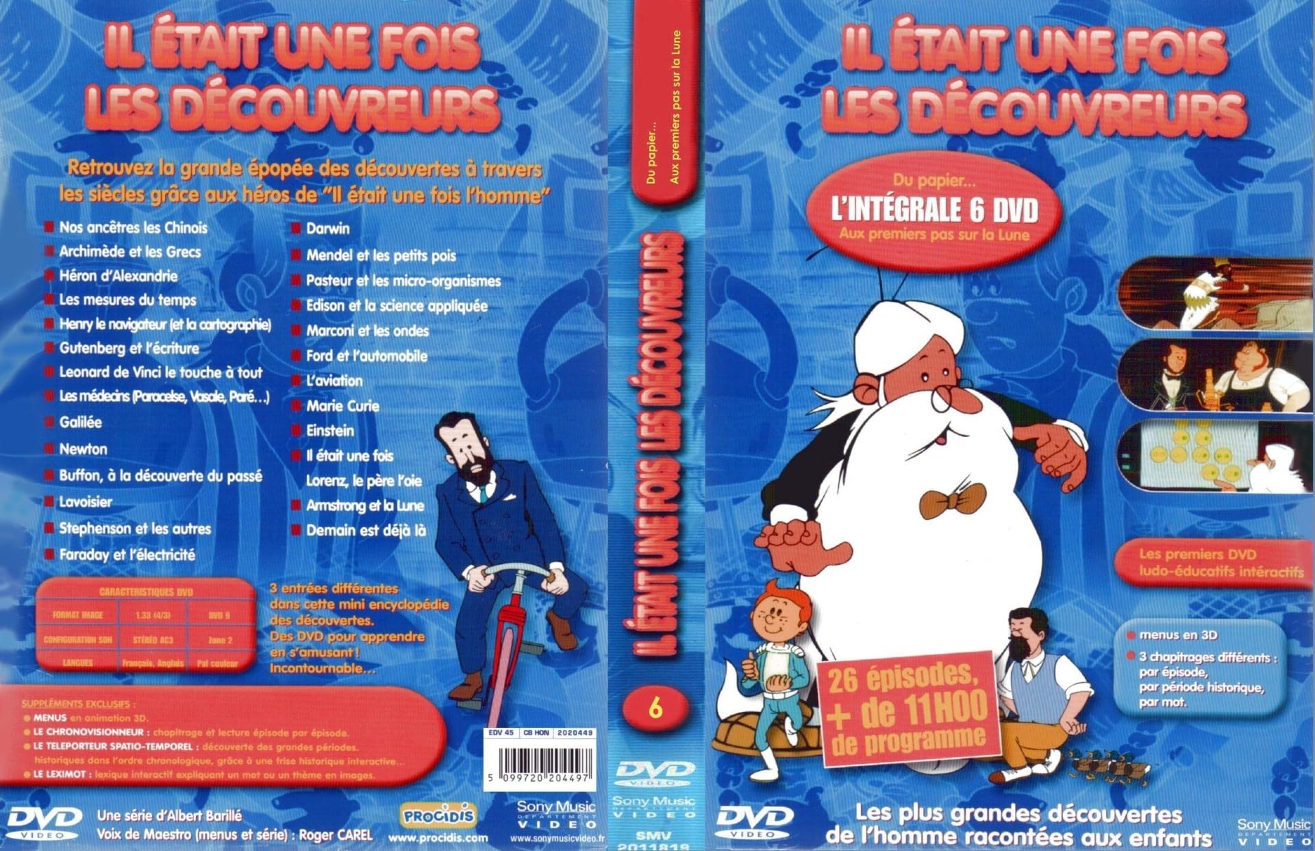 Il était une fois... Les découvreurs - Vol.1&2 Films