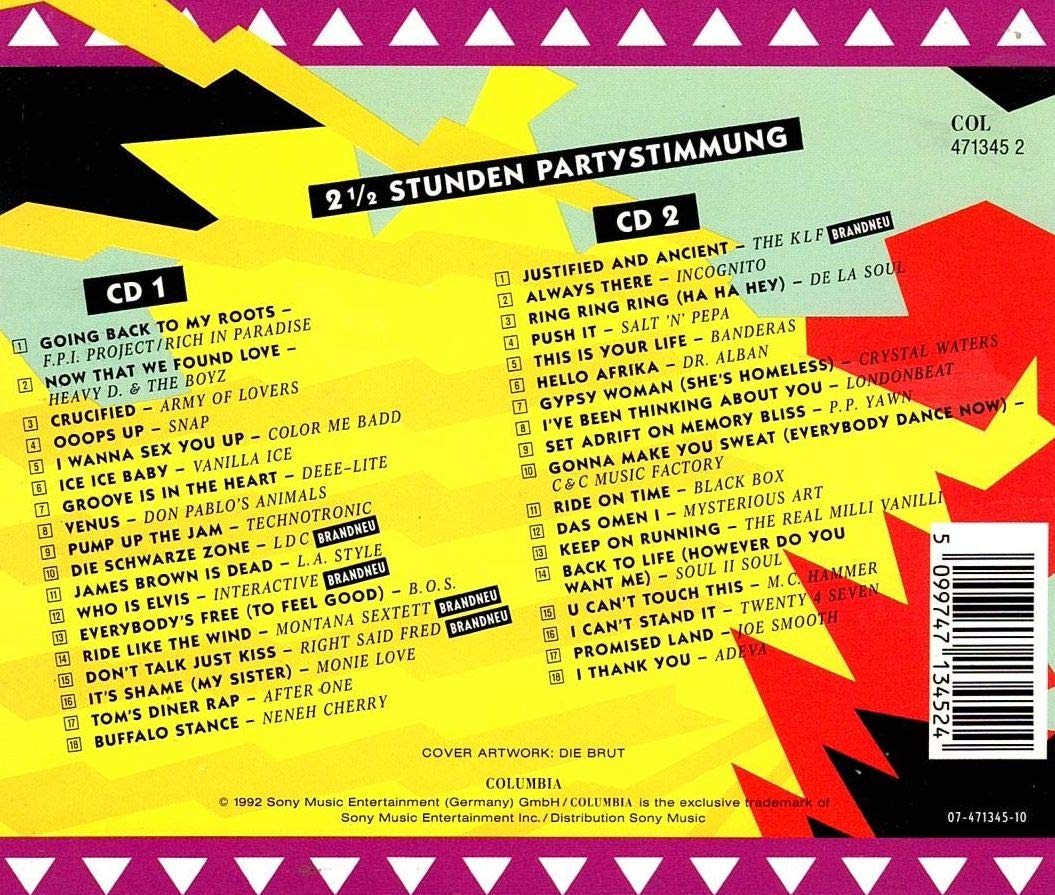 Mega Dance Party 1 (1992) Music