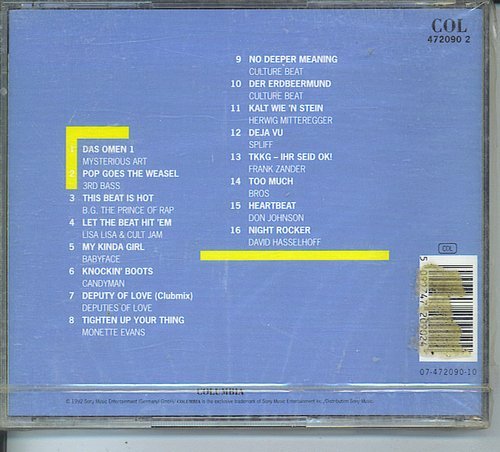 Mysterious Art, 3rd Bass, Babyface, Spliff, Bros, Don Johnson.. Music