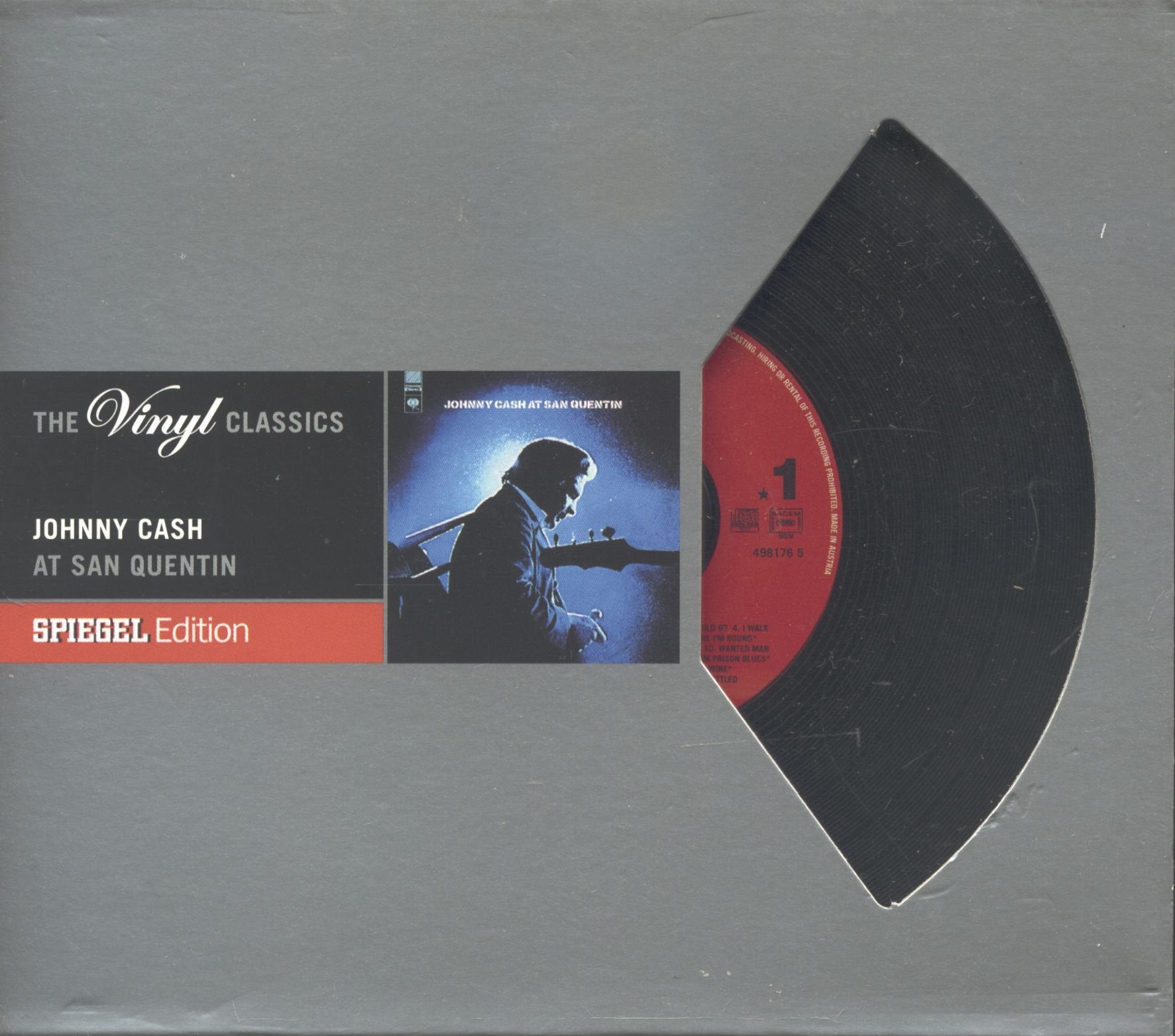 Johnny Cash At San Quentin -- The Vinyl Classics (CD in Vinyl-Optik) Rock
