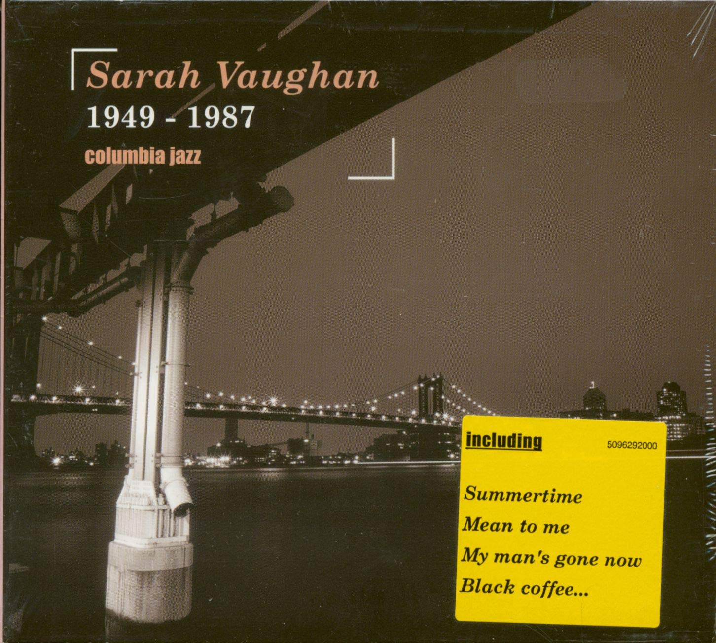 Sarah Vaughan (1949 - 1974) - Digipack de luxe cd