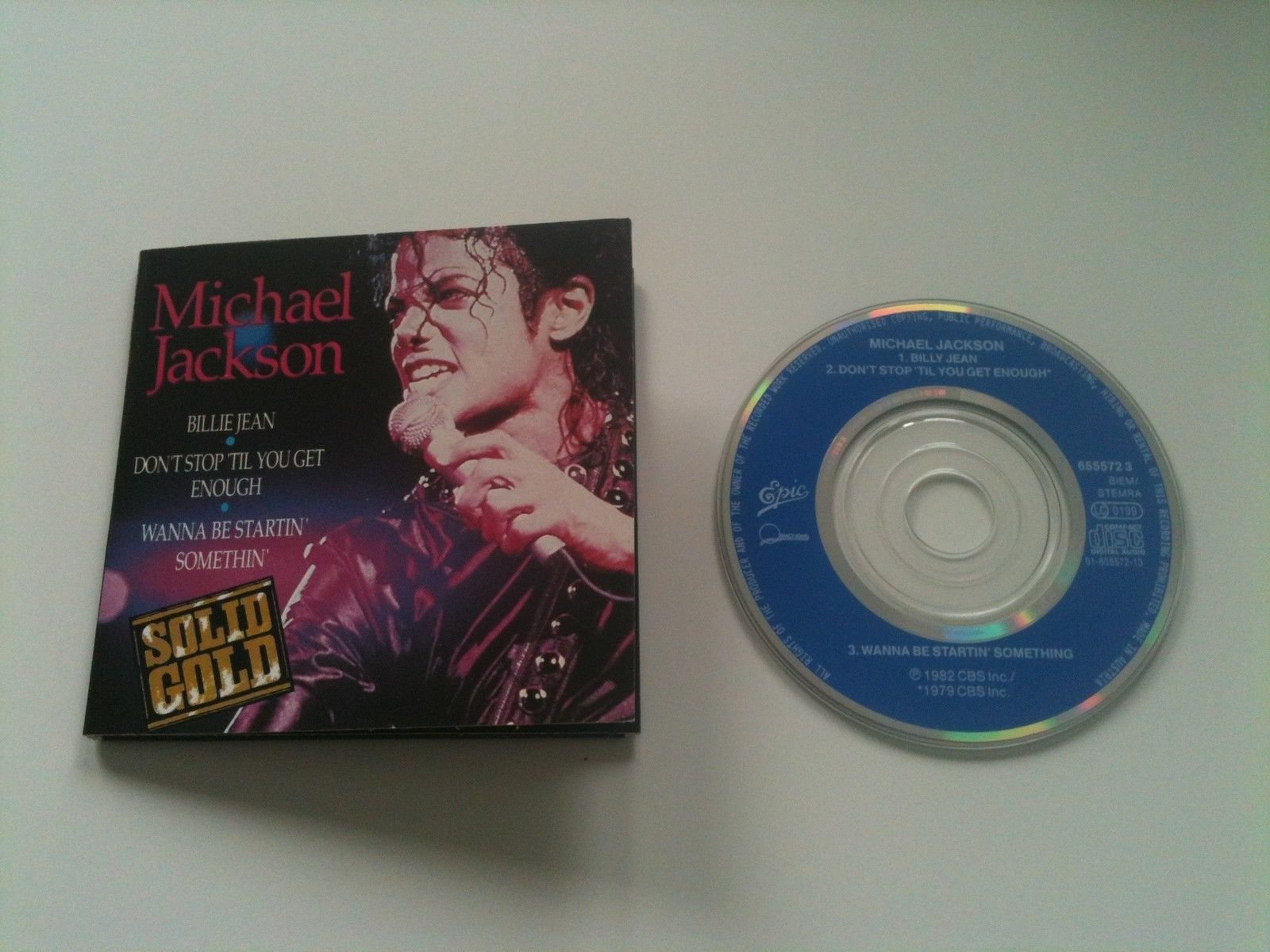 Billie Jean/Don't Stop 'Til You Get Enough/Wanna Be Startin' Something (3'' CD Single) Music