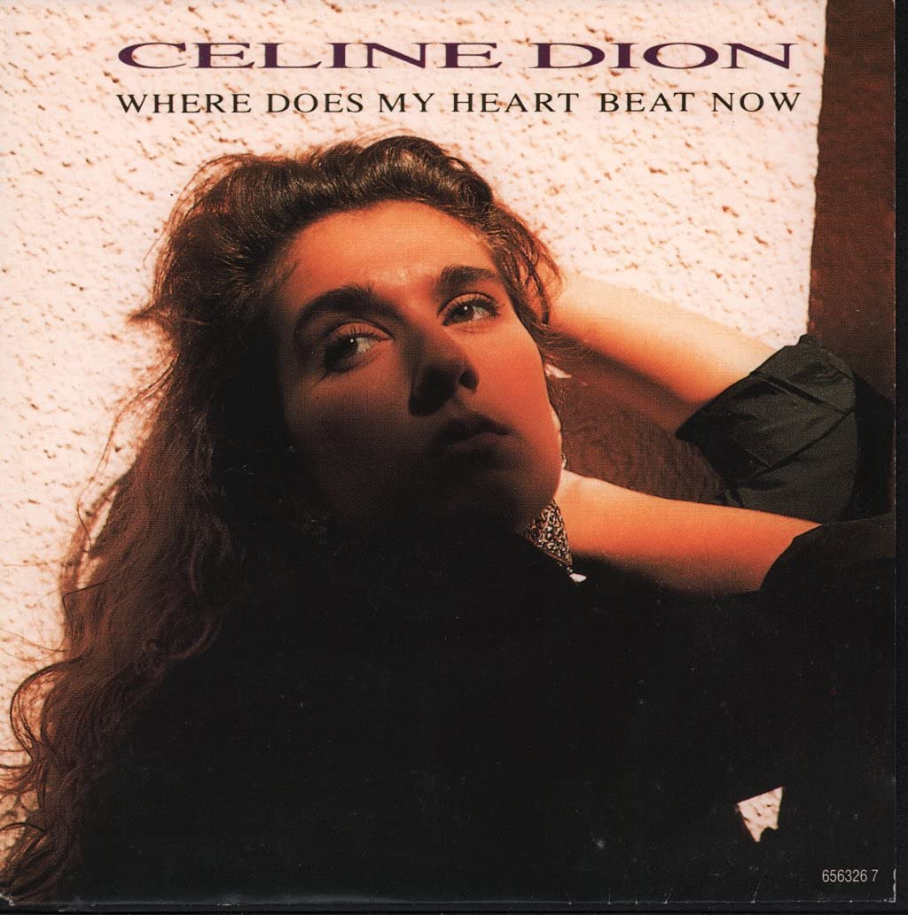 WHERE DOES MY HEART BEAT NOW 7" (45) UK ISSUE PRESSED IN HOLLAND EPIC 1990 B/W I FEEL TOO MUCH (6563267) PIC SLEEVE cd