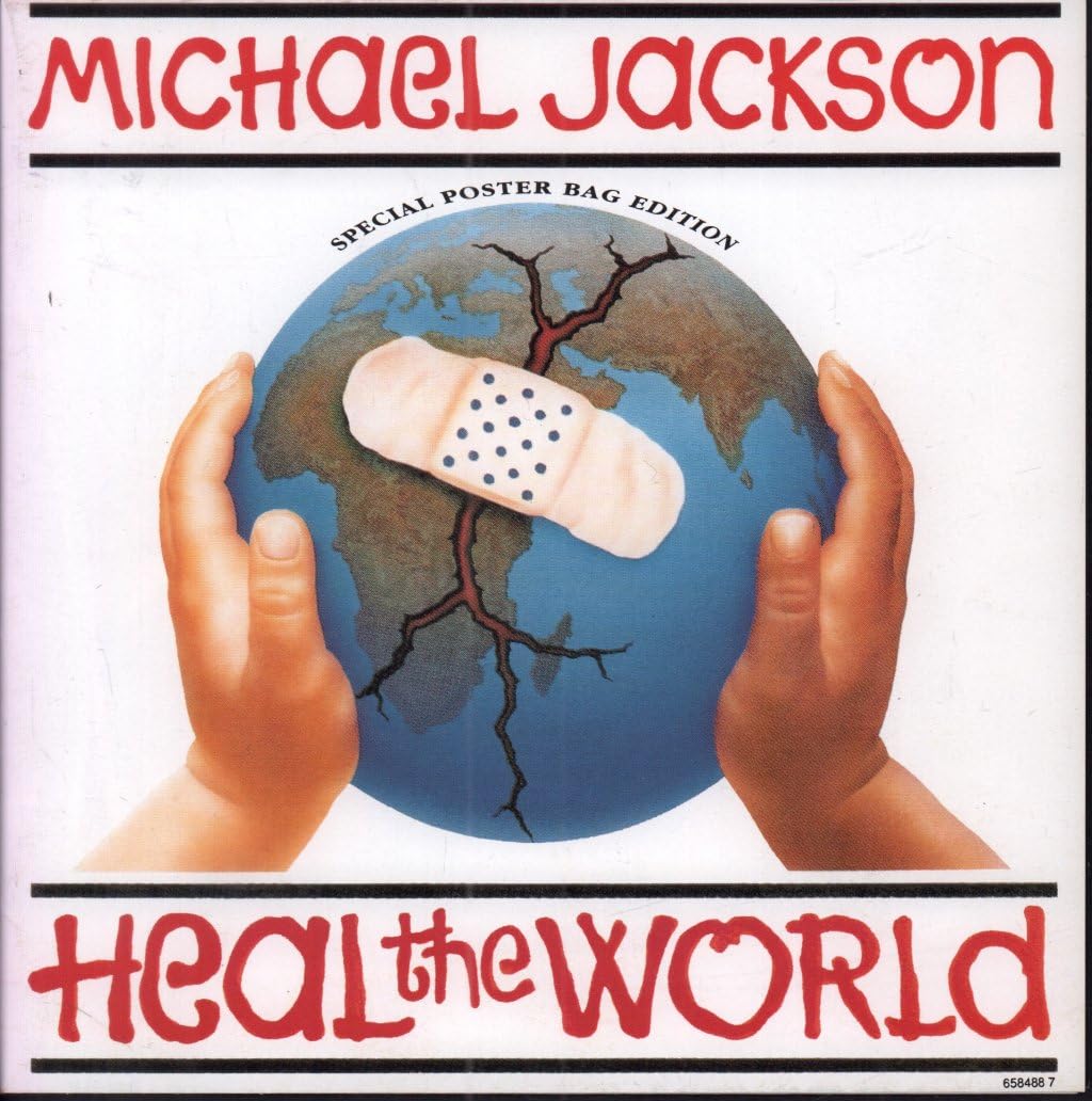 Heal the world/She drives me wild (poster-cover, 1991) / Vinyl single Music