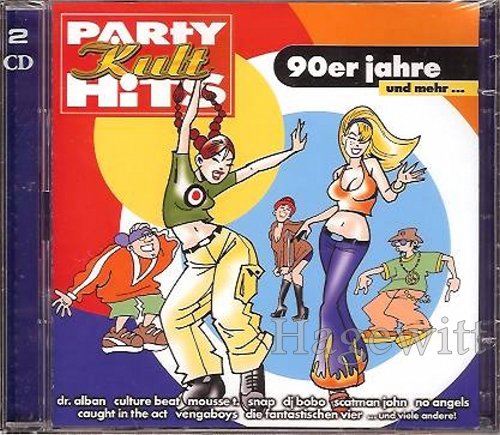 Party Kult Hits - 90er Jahre und mehr feat. Dr. Alban, Culture Beat, Mousse T. vs. Hot 'N' Juicy, Snap a.m.m. Music