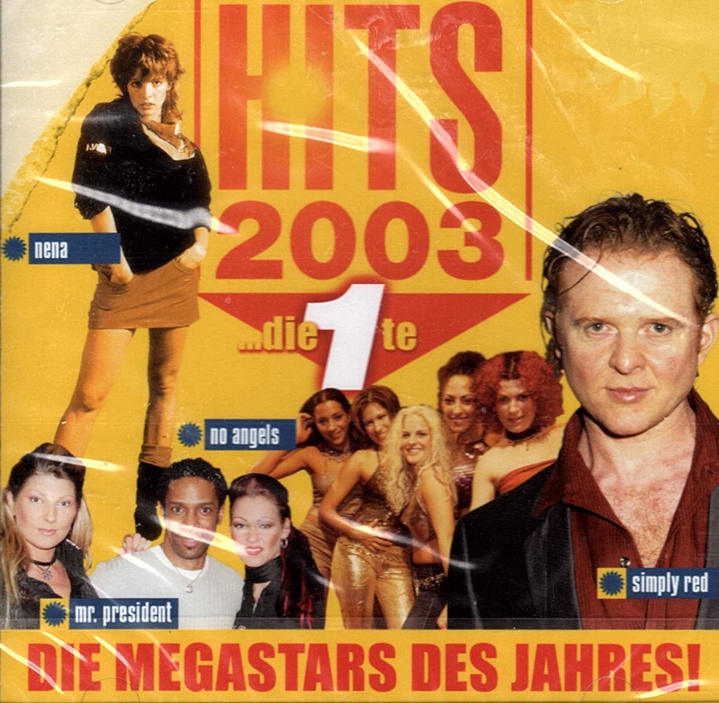 Hits 2003 die 1te (Nena, Mr. President, No Angels, Simply Red a.m.m.) cd