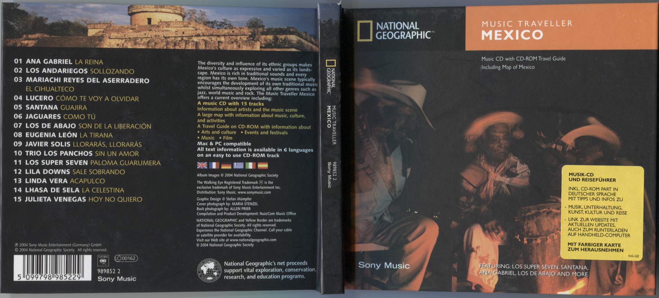 National Geographic Music Traveller - Mexico cd