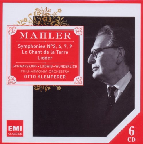 Mahler : Symphonies n° 2, 4, 7, 9 - Le chant de la terre, Lieder cd