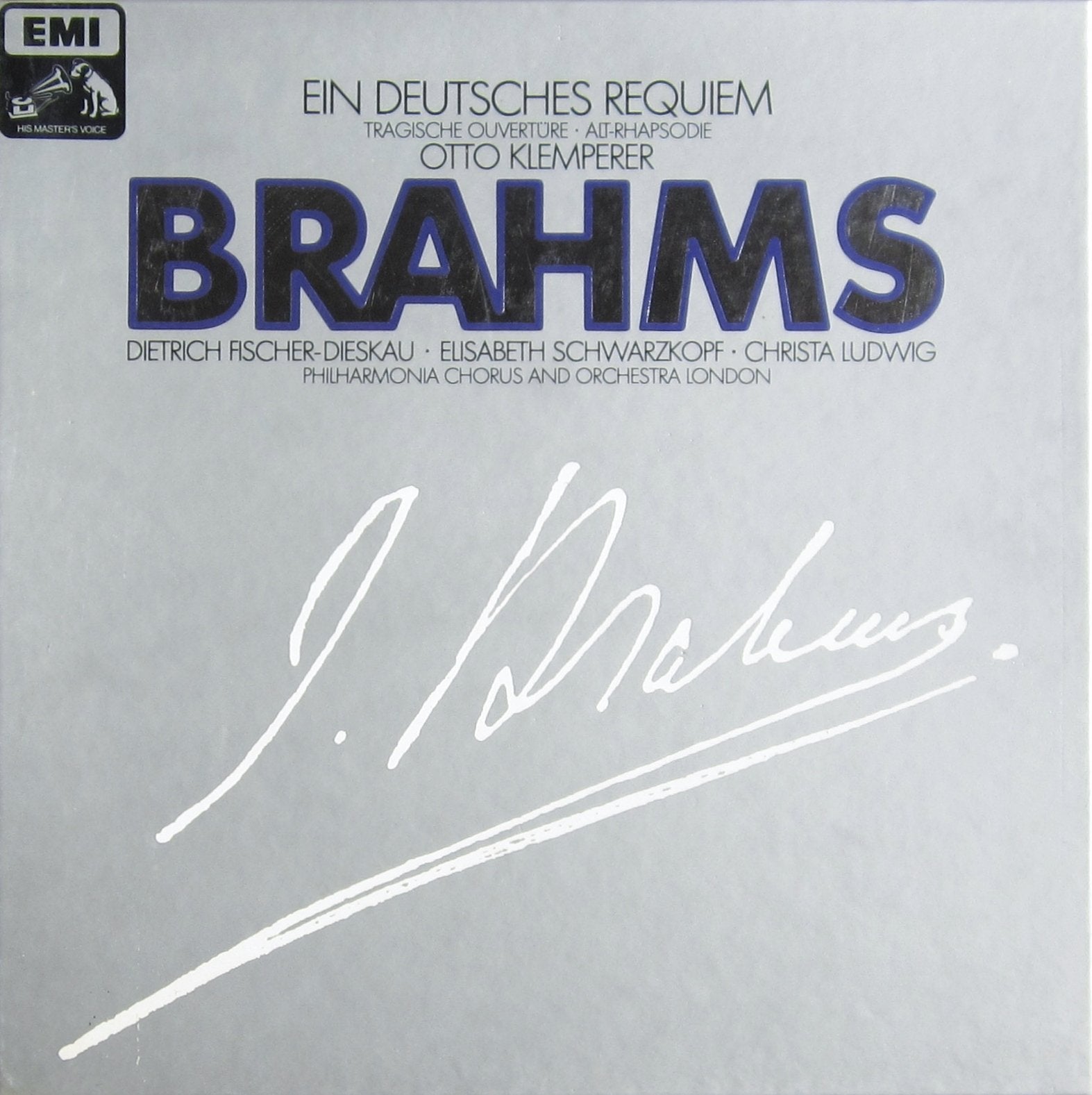 Brahms: Ein Deutsches Requiem (plus Tragische Ouvertüre & Alt-Rhapsodie /Vinyl Schallplatte 2 LP-Box-Set Music
