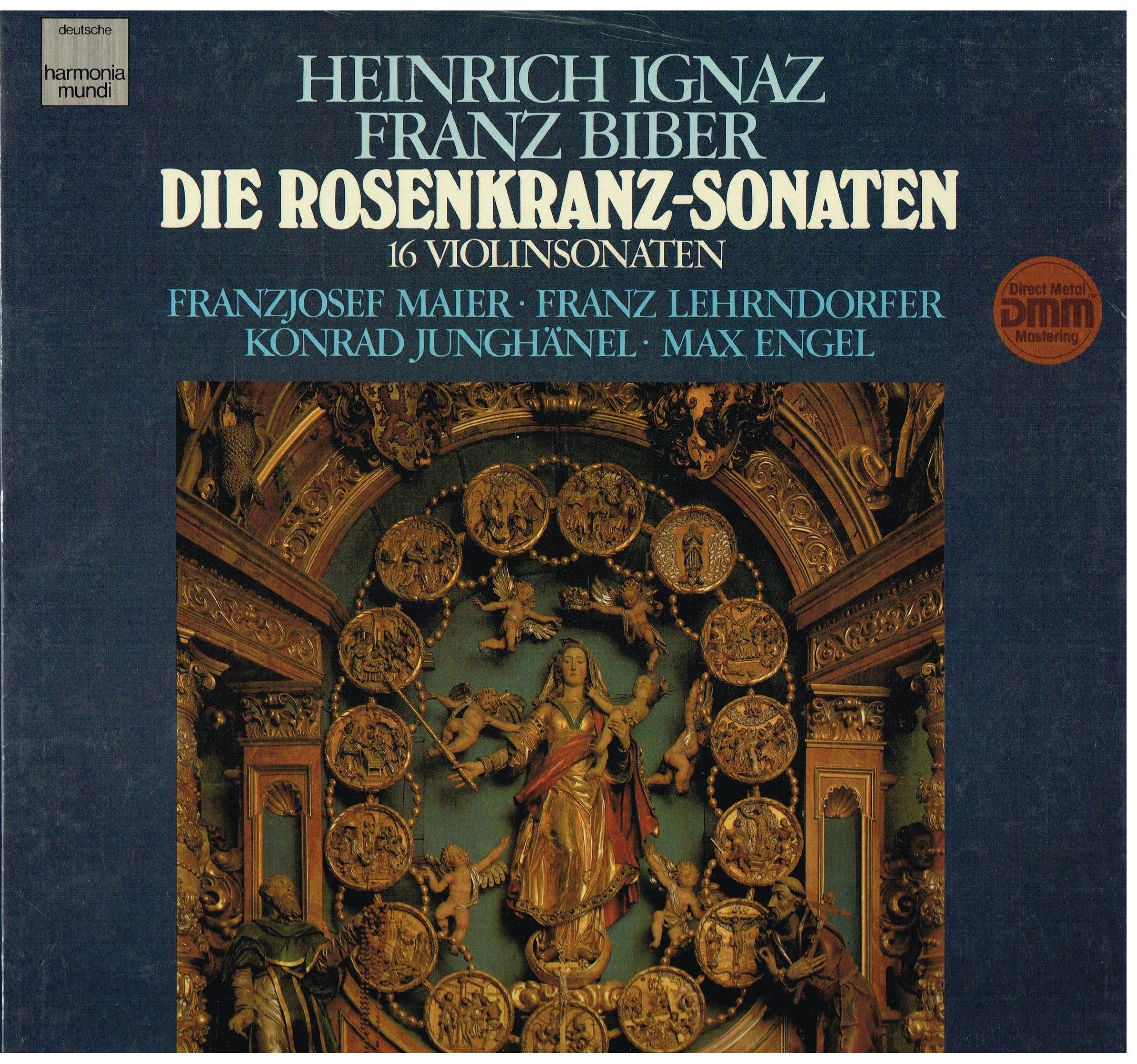 Heinrich Ignaz franz Biber: Die Rosenkranz-Sonaten; 16 Violinsonaten - 1999913 - Vinyl Box Music