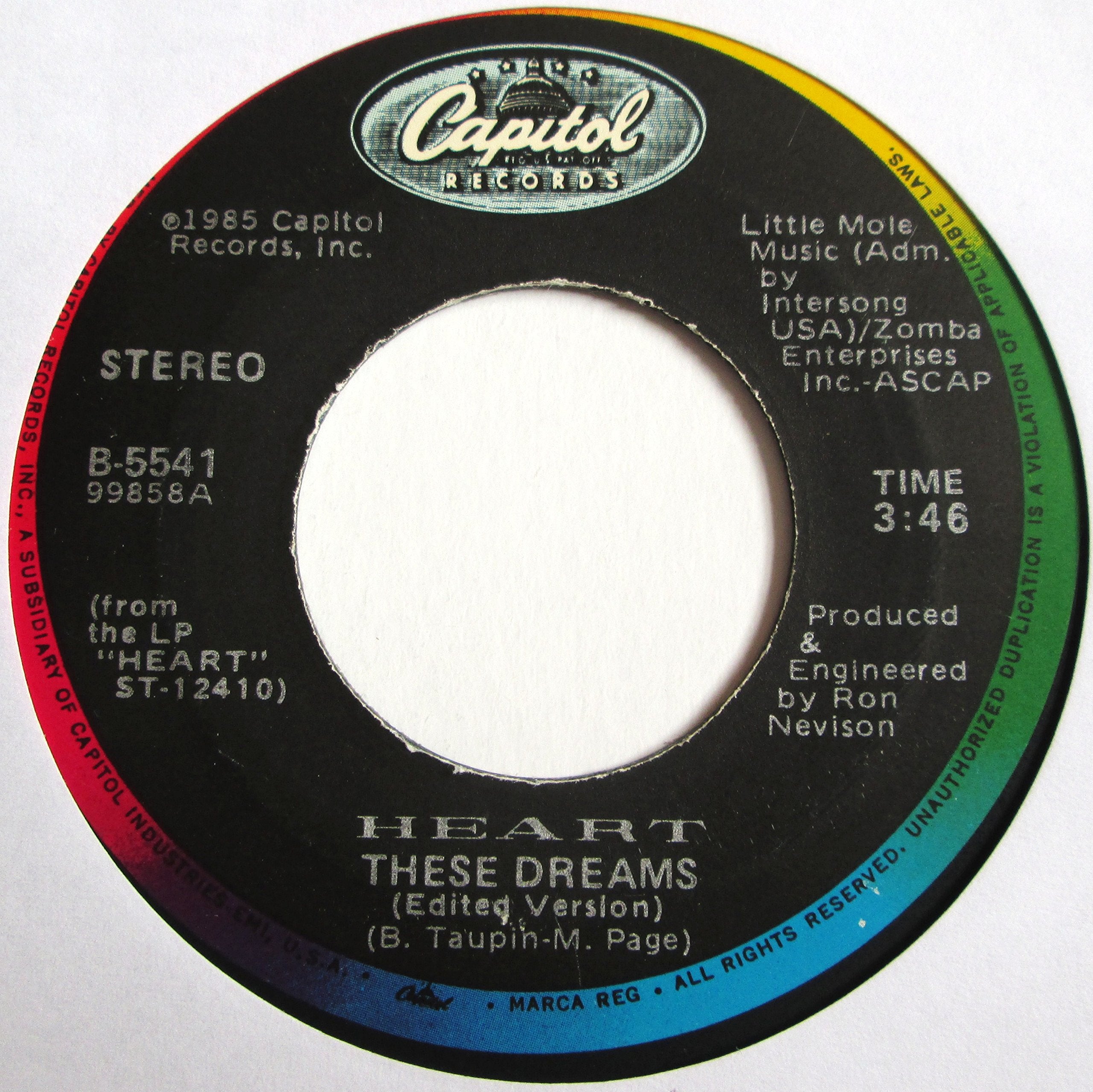 These Dreams / All Eyes Music