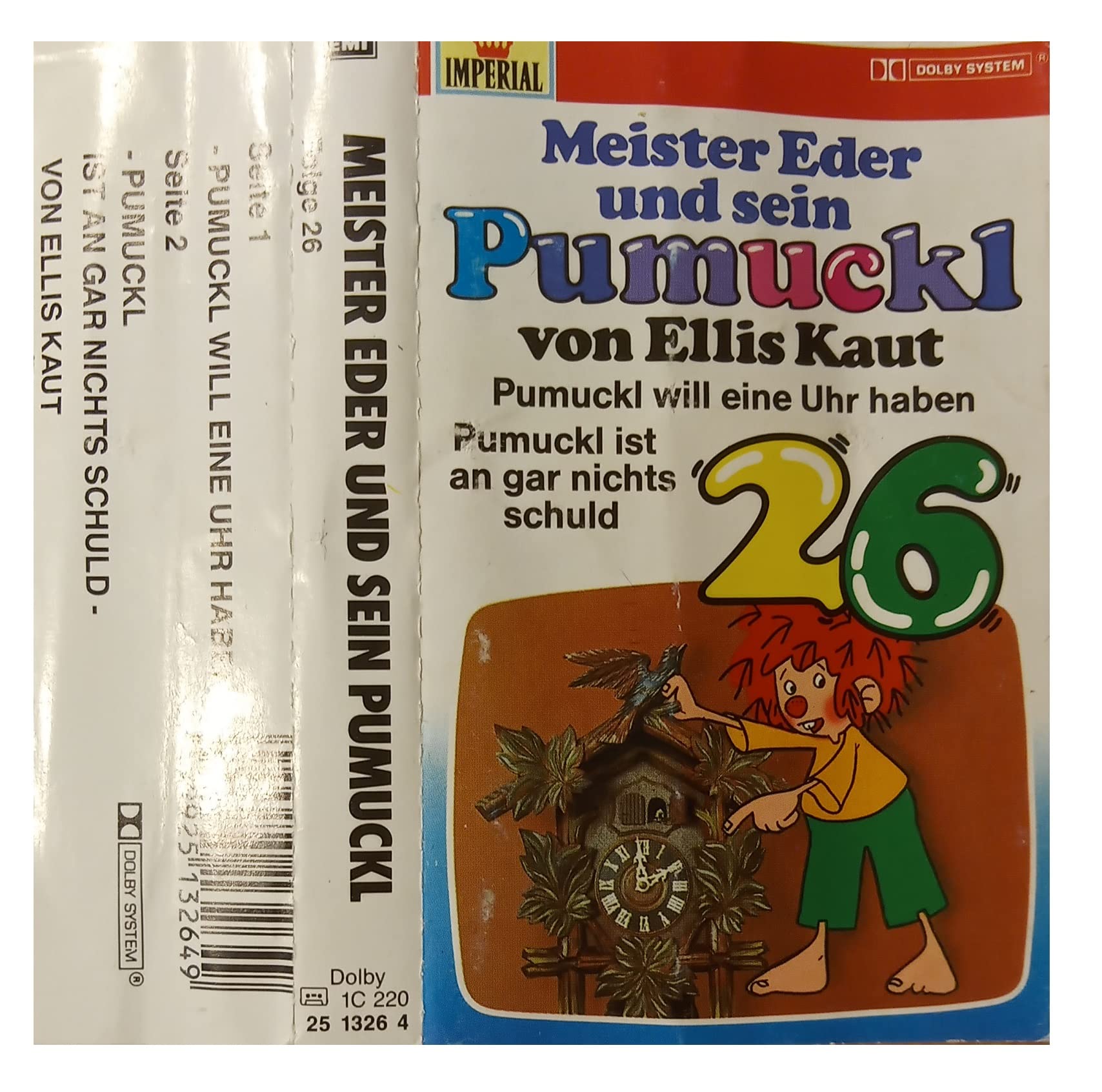 Meister Eder und sein Pumuckl Hörspiel MC 026 26 Pumuckl will eine Uhr haben + Pumuckl ist an gar nichts Schuld EMI Imperial Music for Children