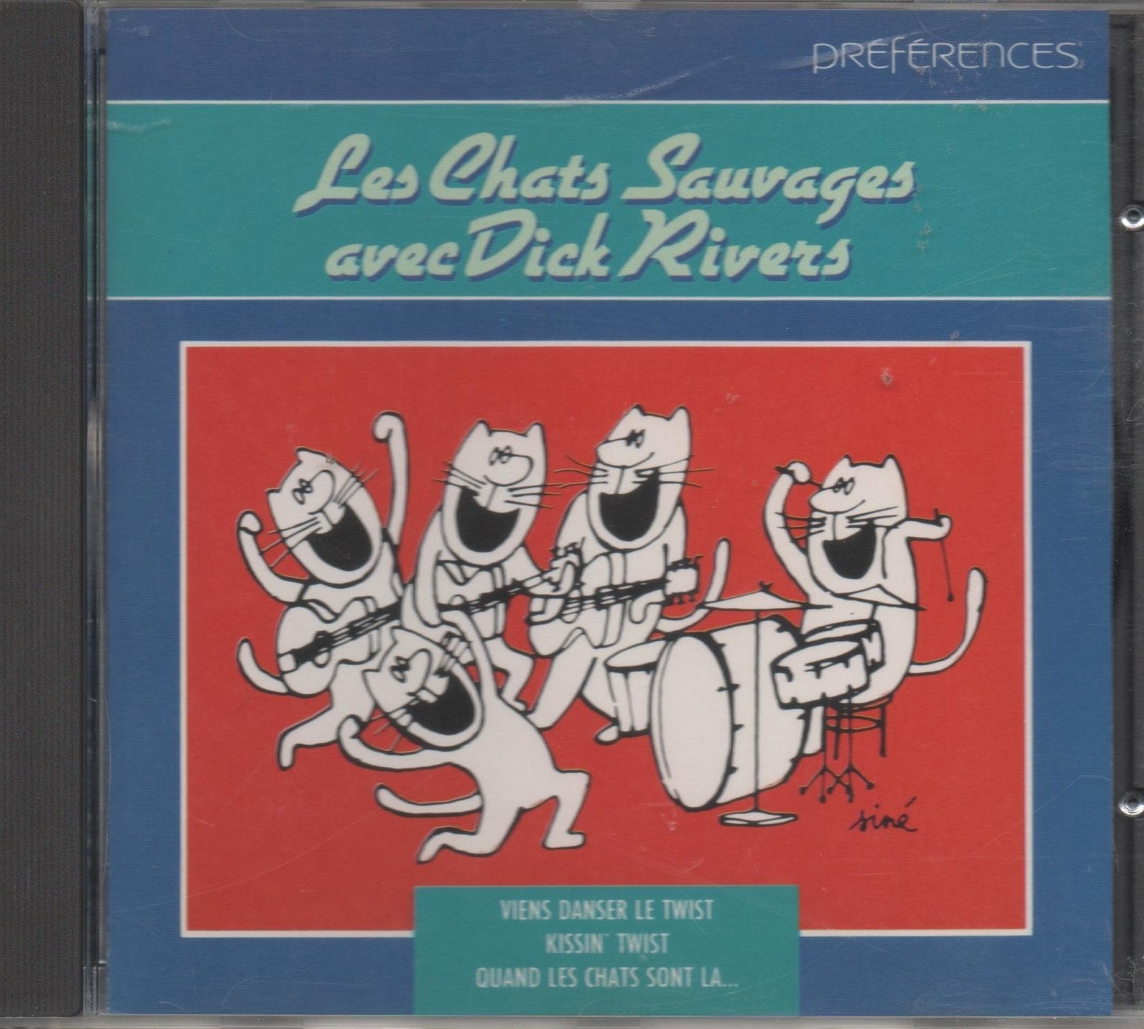 Les chats sauvages avec Dick Rivers cd